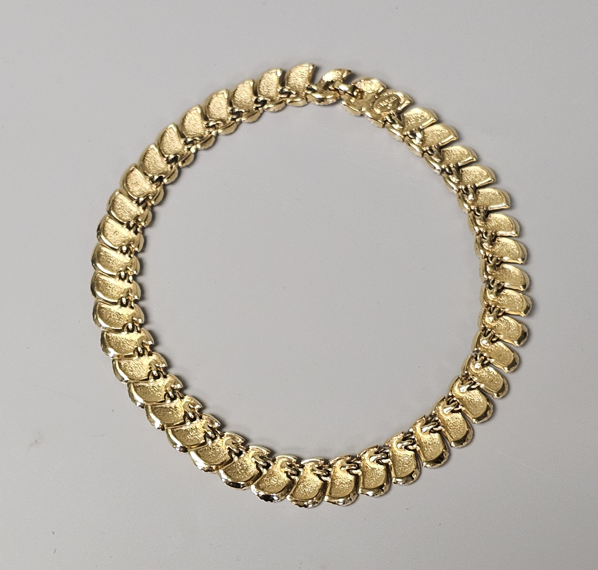 Carolee Gold-Tone Rhinestone Collar Necklace