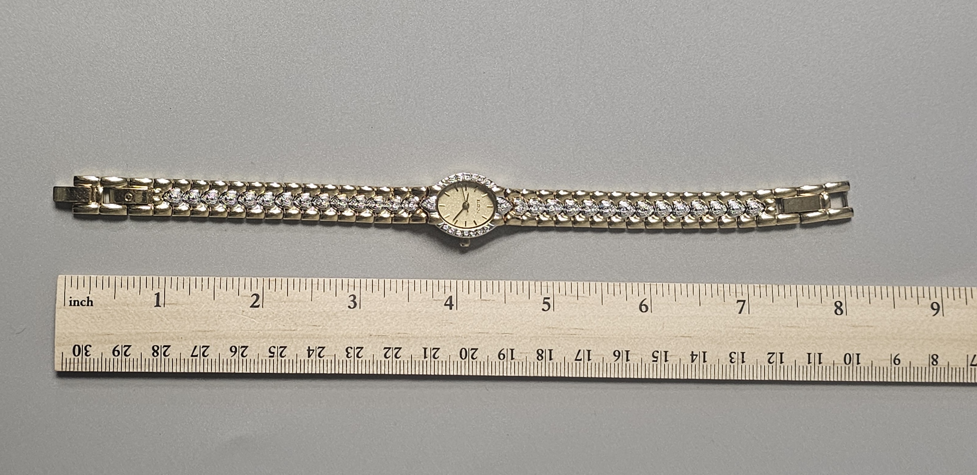 Two-Tone Elgin Heart-Link Watch