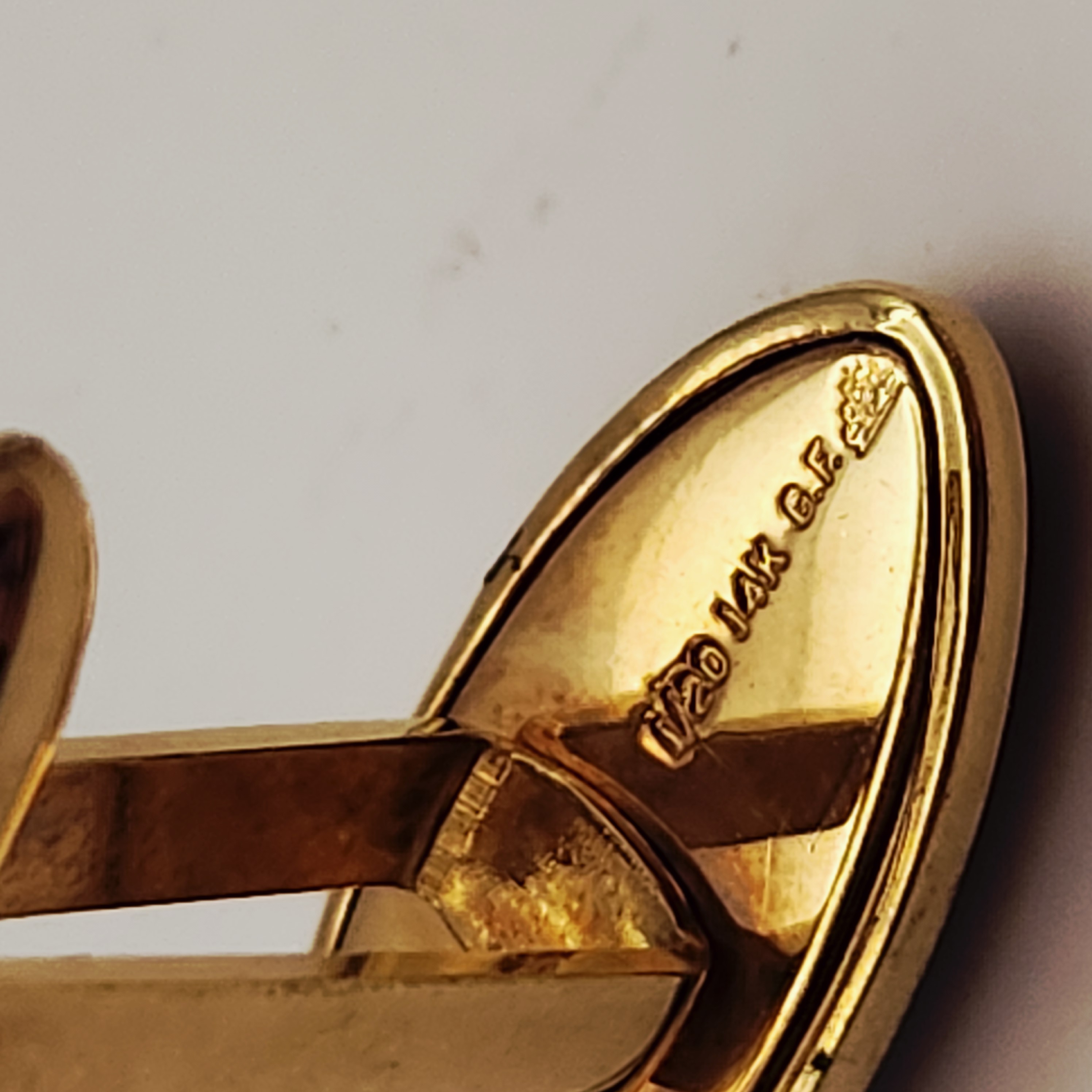 Gold-Filled Onyx Cufflinks & Tie Tack