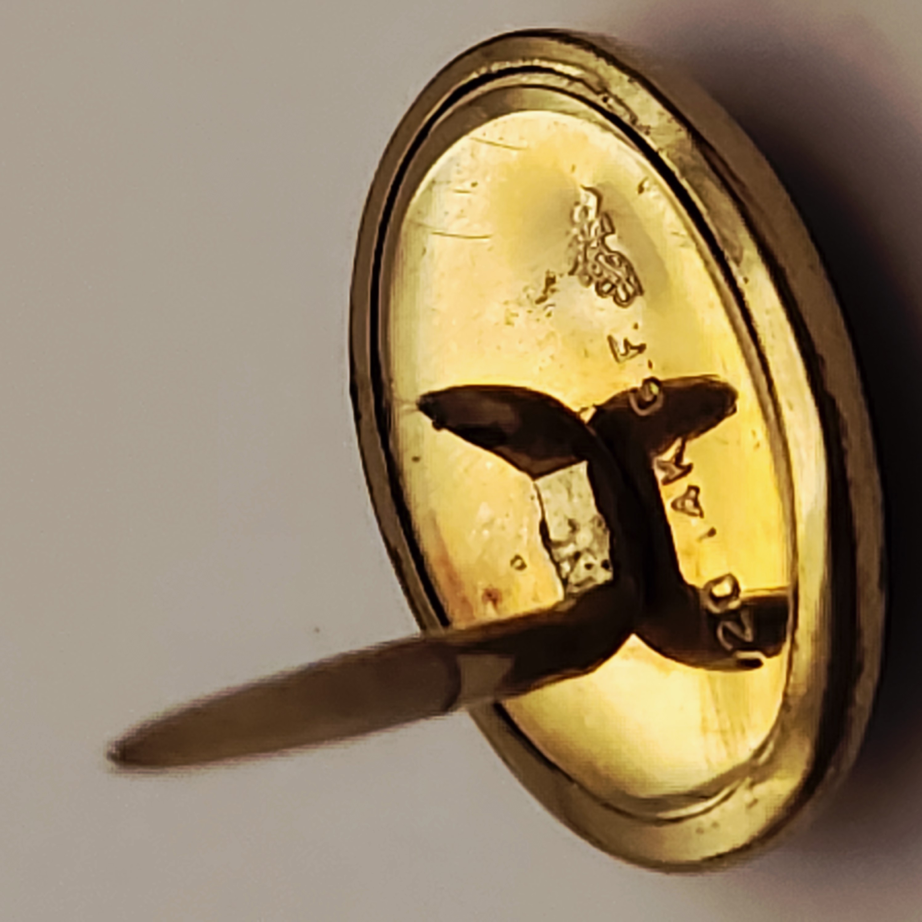 Gold-Filled Onyx Cufflinks & Tie Tack