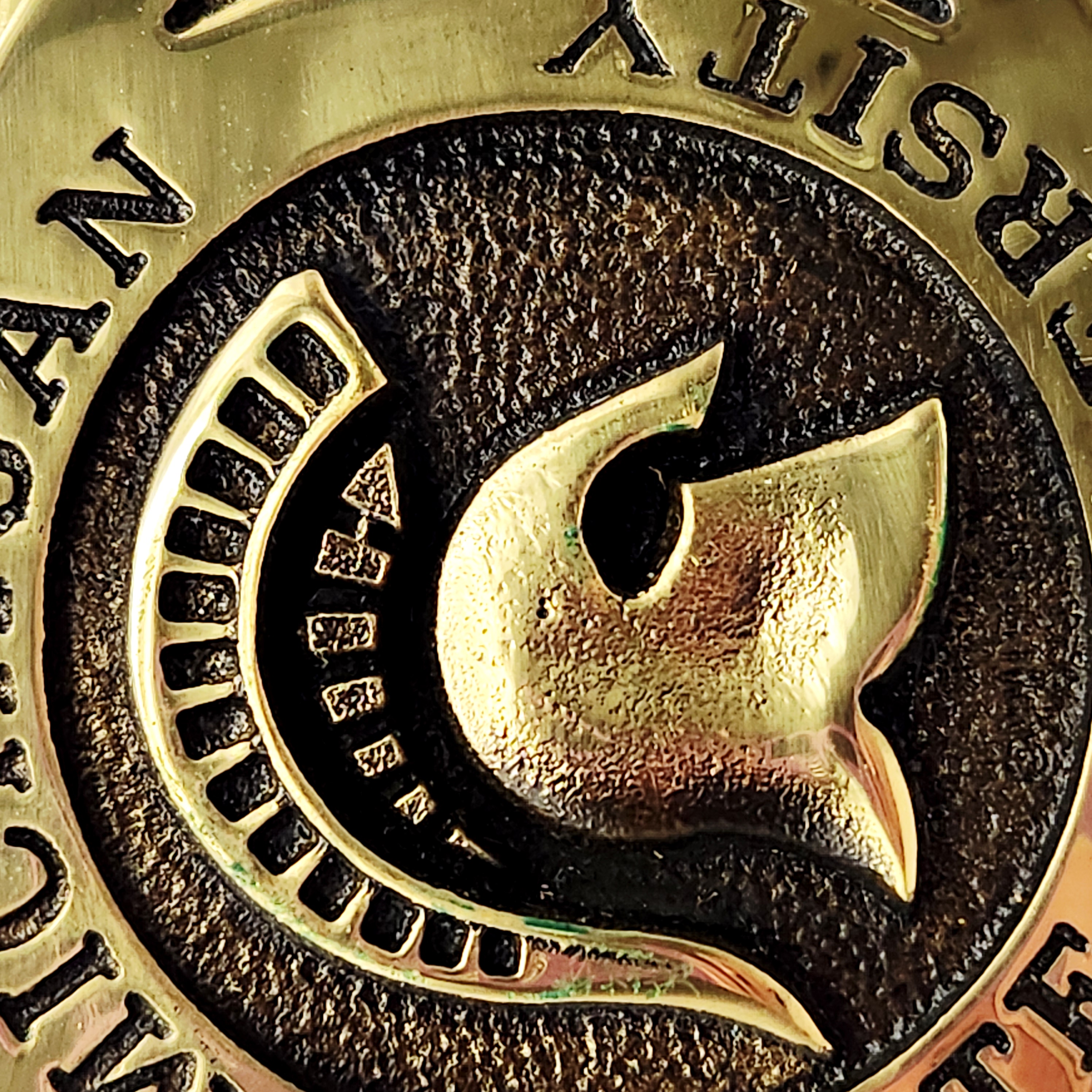 Heritage Mint MSU Brass Buckle