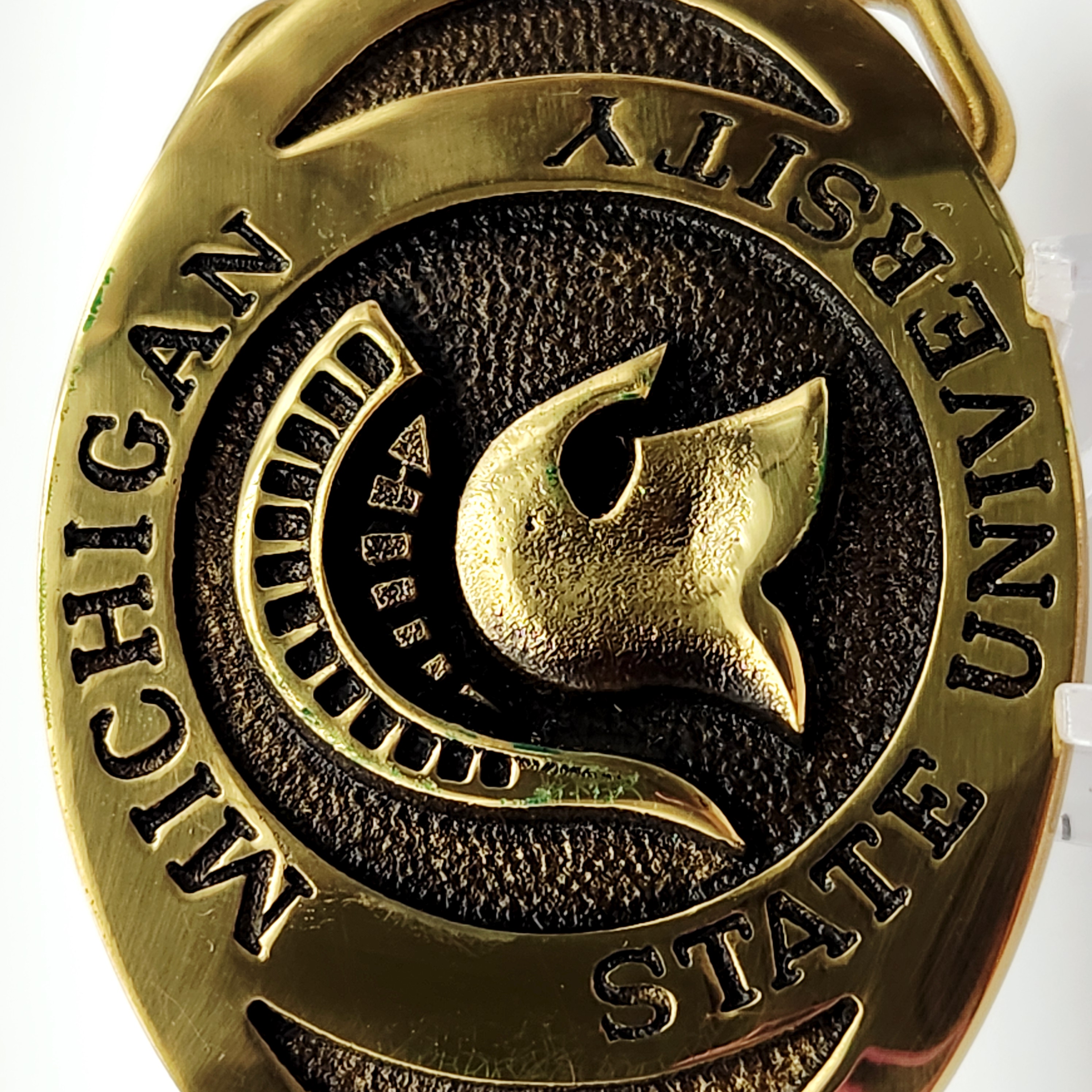 Heritage Mint MSU Brass Buckle