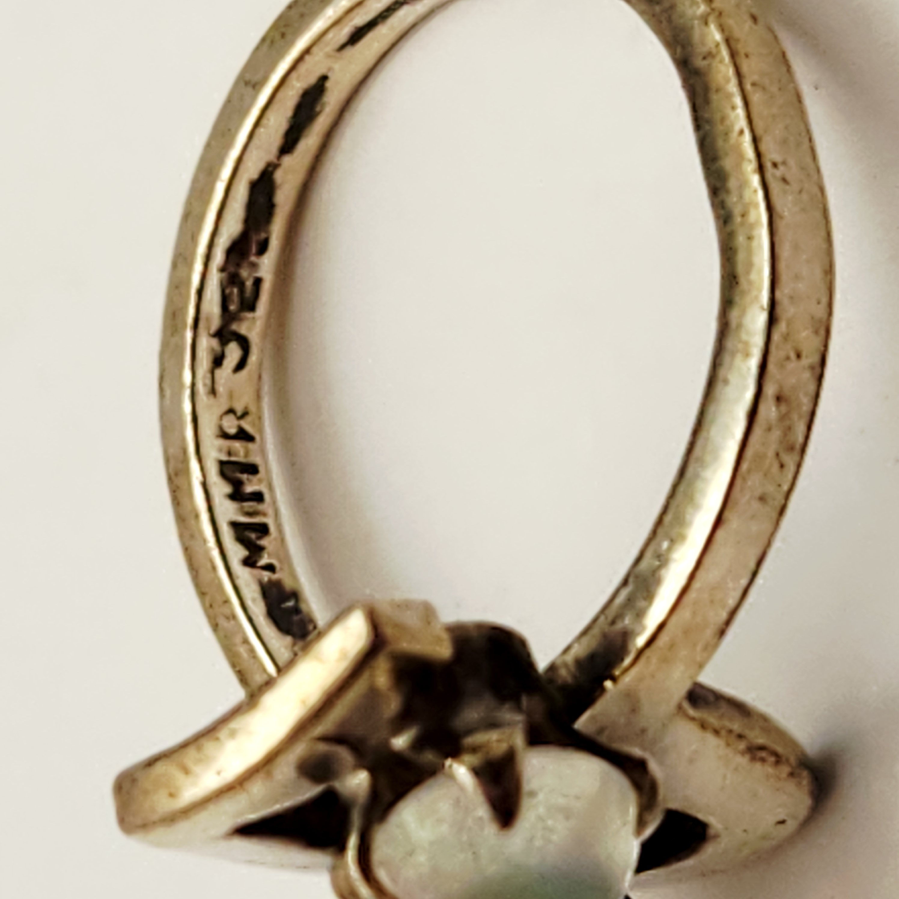 Vintage Sterling Gemset Rings 8.6 Grams