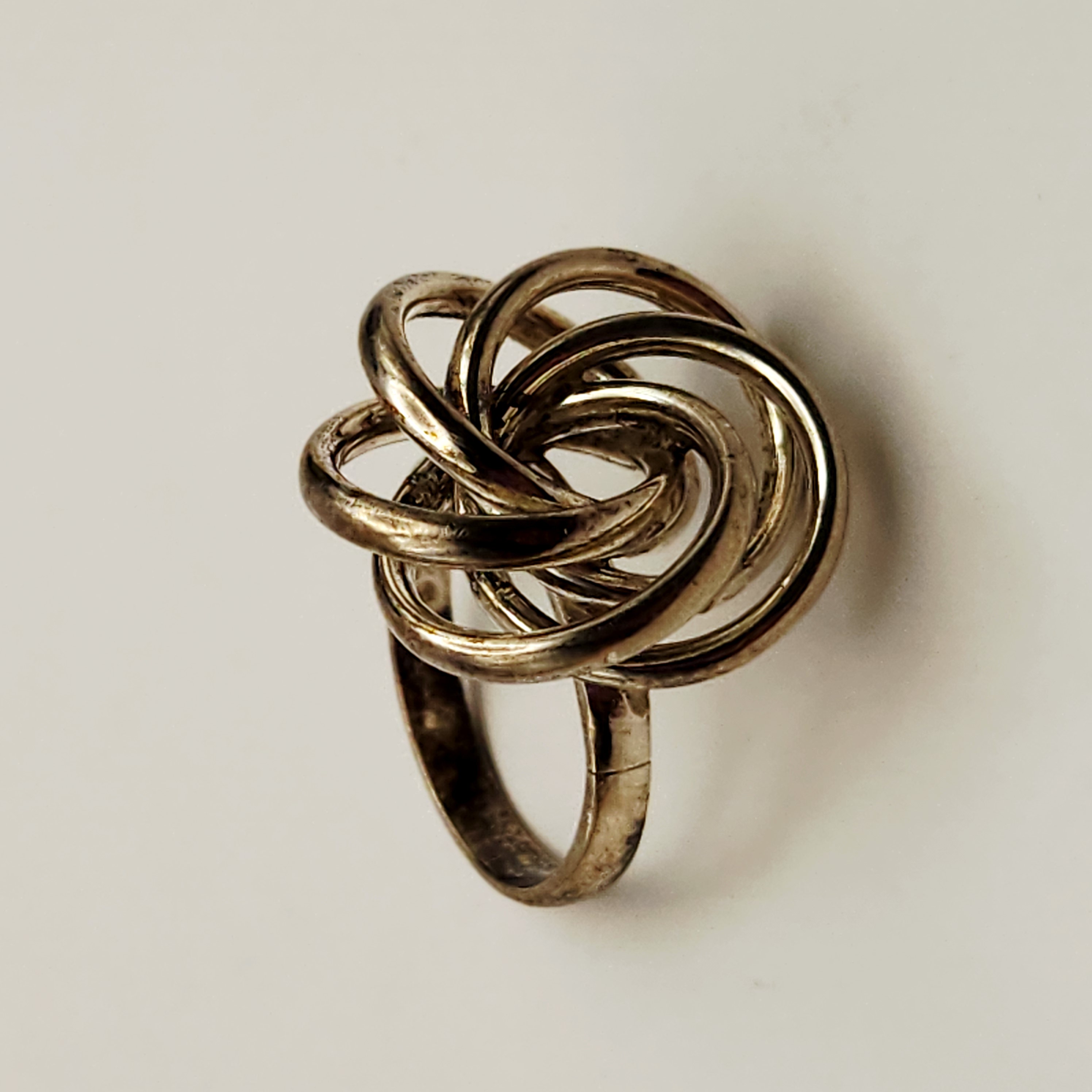 Sterling Modernist Rings 10.8 Grams