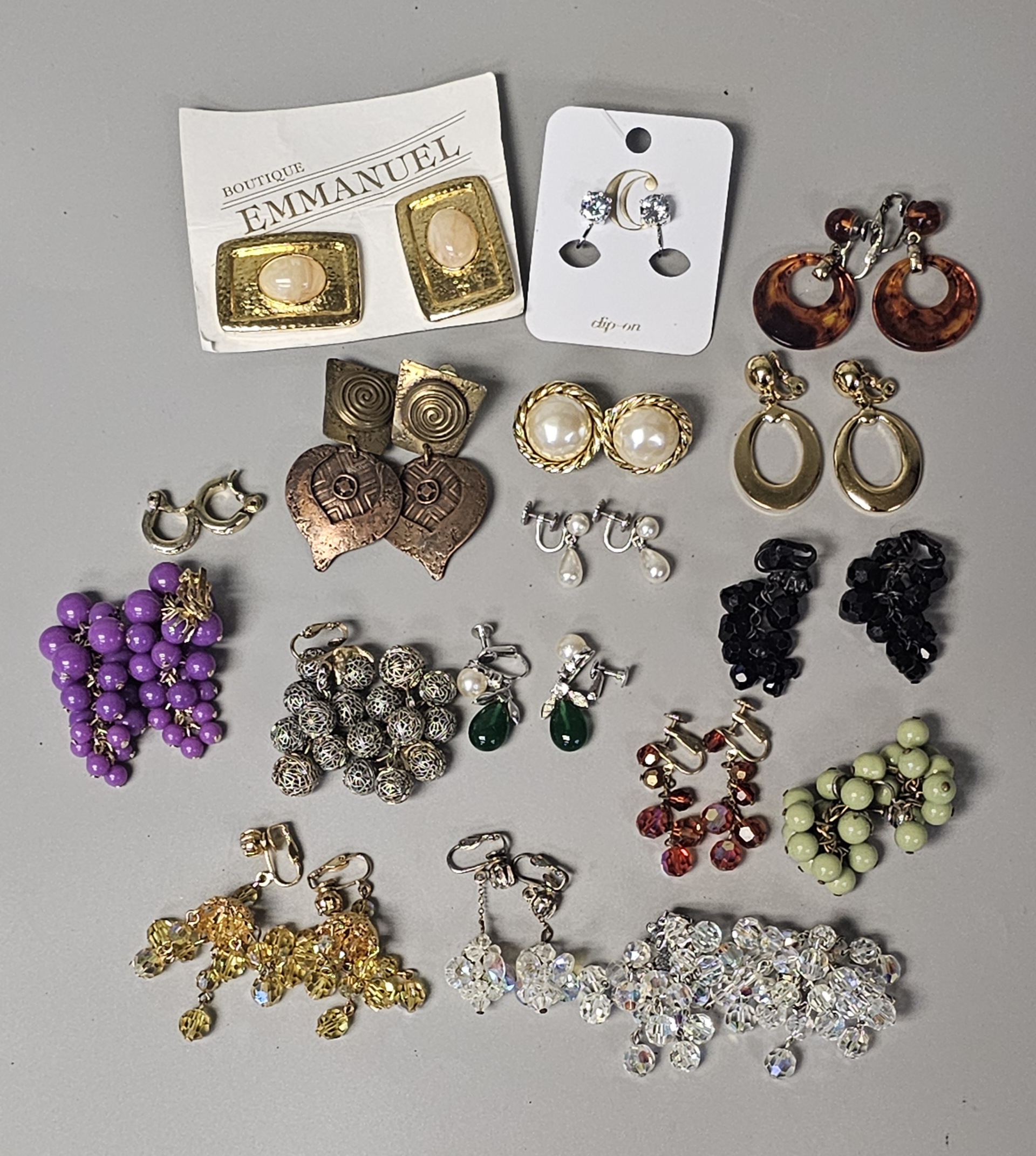 Vintage Costume Earring Collection