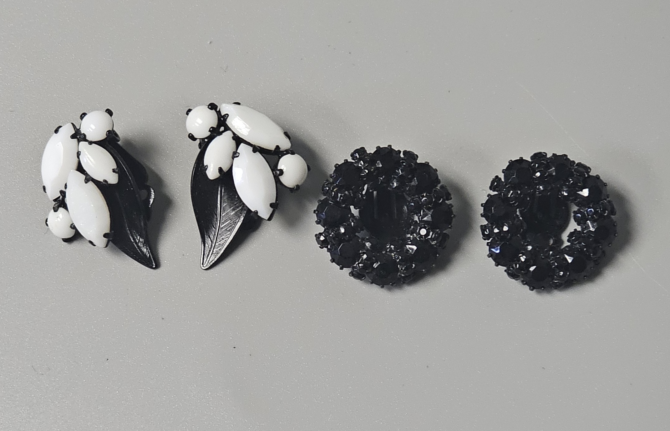 Two Pairs of Weiss Earrings
