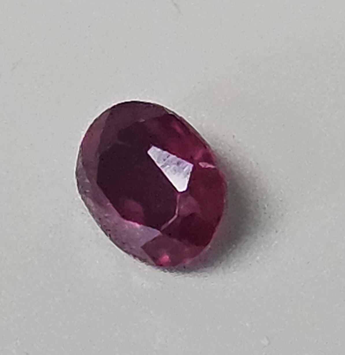 Three Loose Faceted Garnet Gemstones