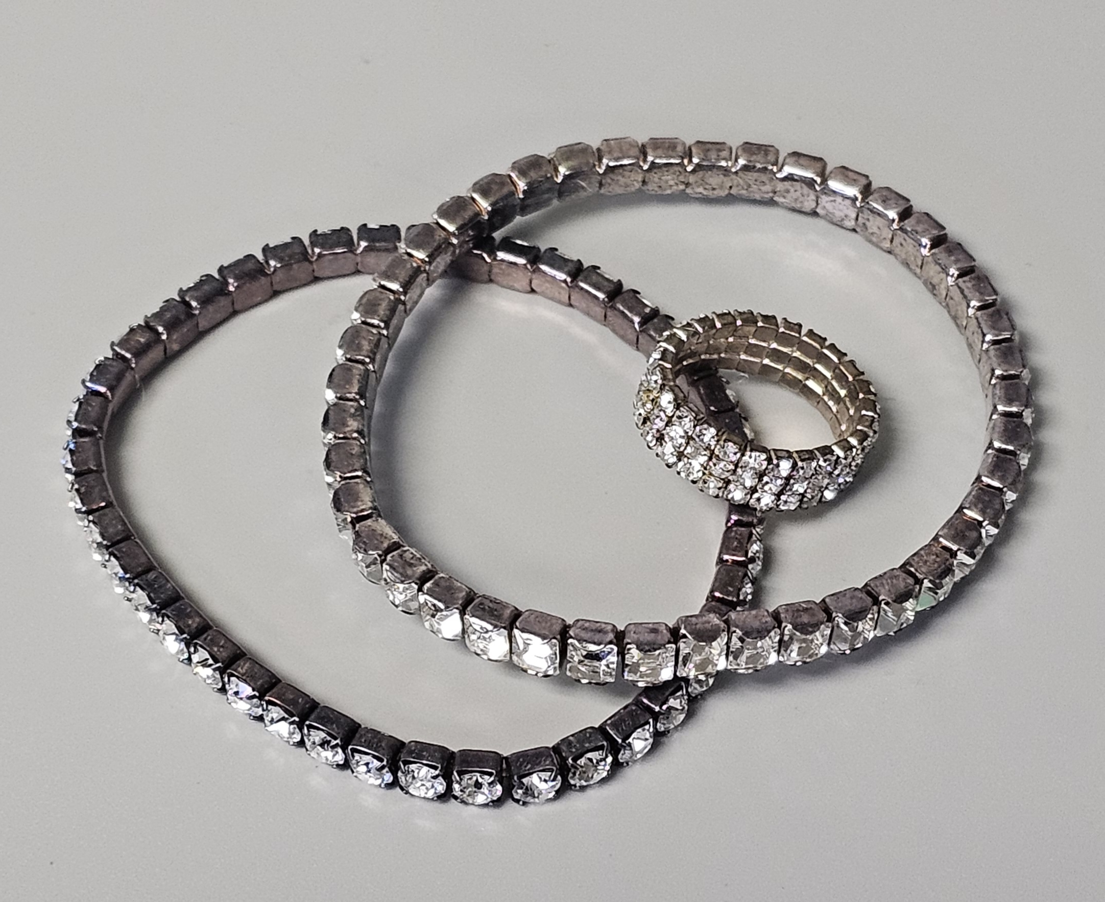 Assortment of Rhinestone Jewelry