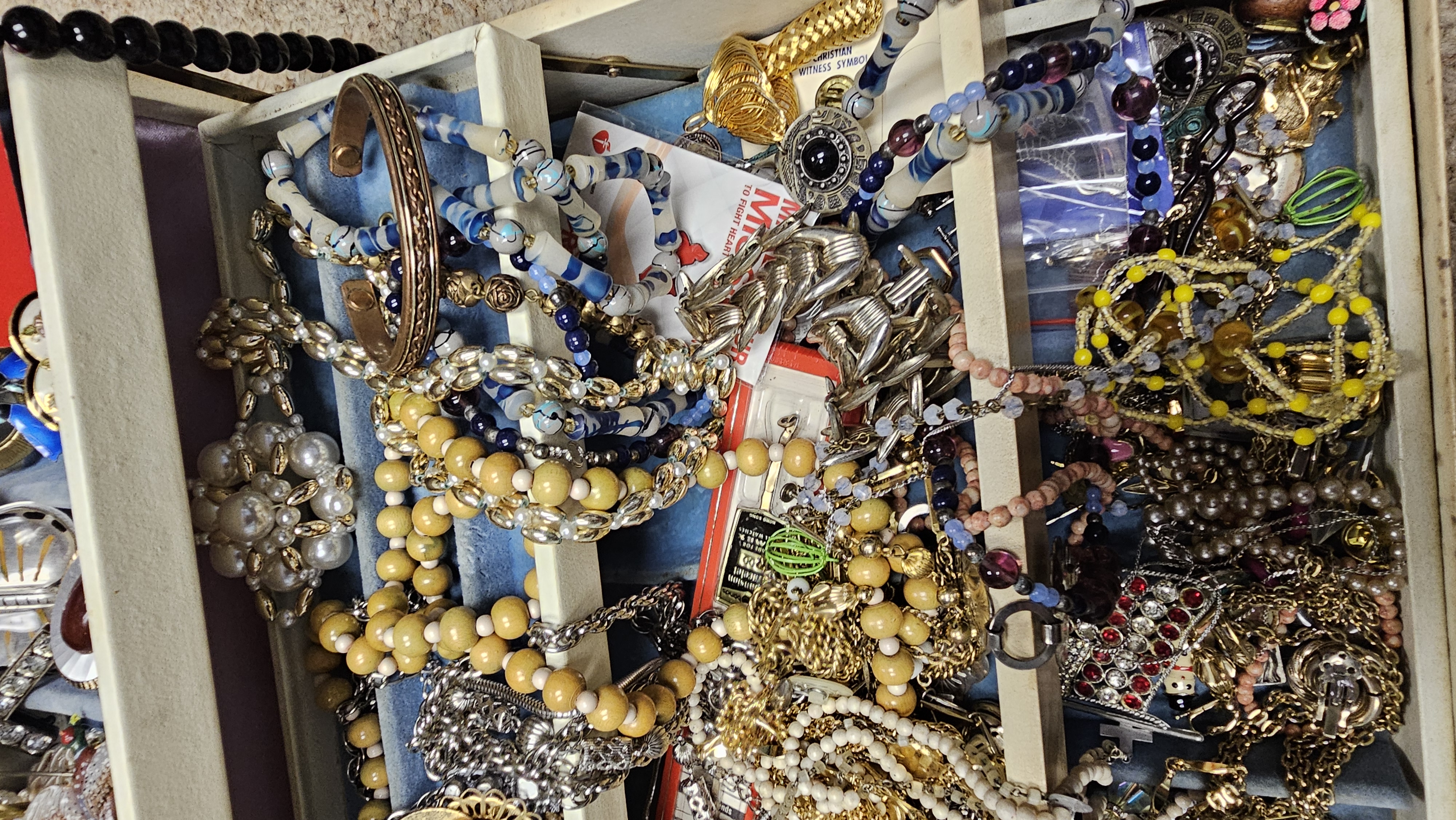 Assorted Vintage Costume Jewelry and Pins