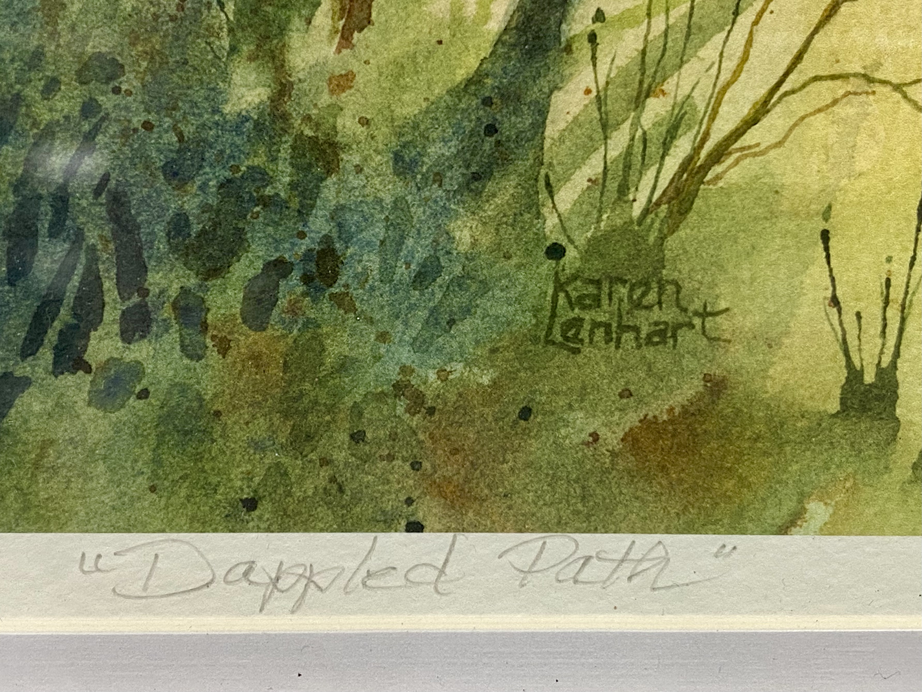 Karen Lenhart Dappled Path Giclée