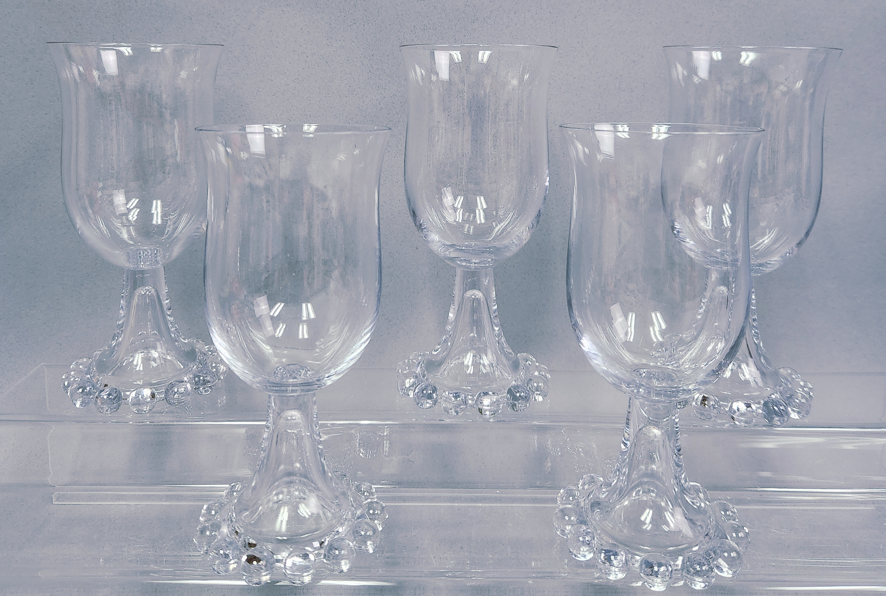 Imperial Glass Candlewick Goblets
