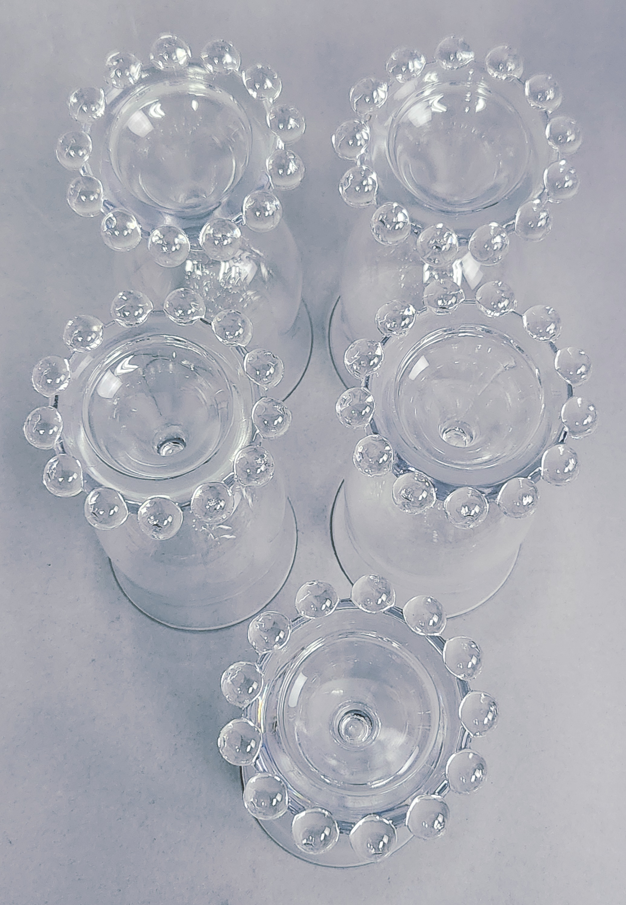 Imperial Glass Candlewick Goblets