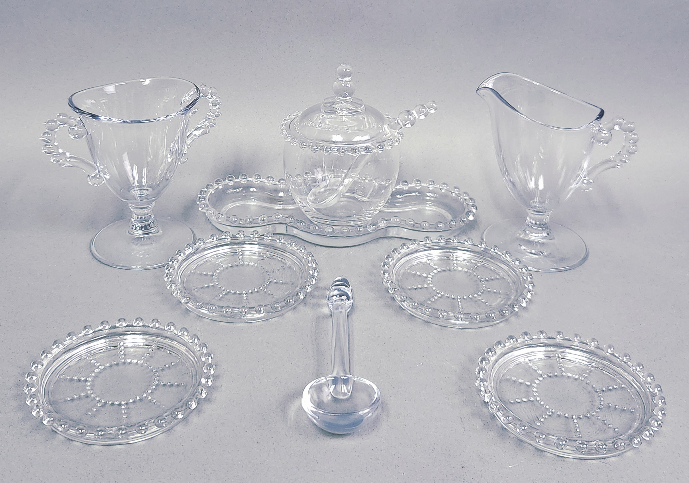 Imperial Glass Candlewick Serving Pieces