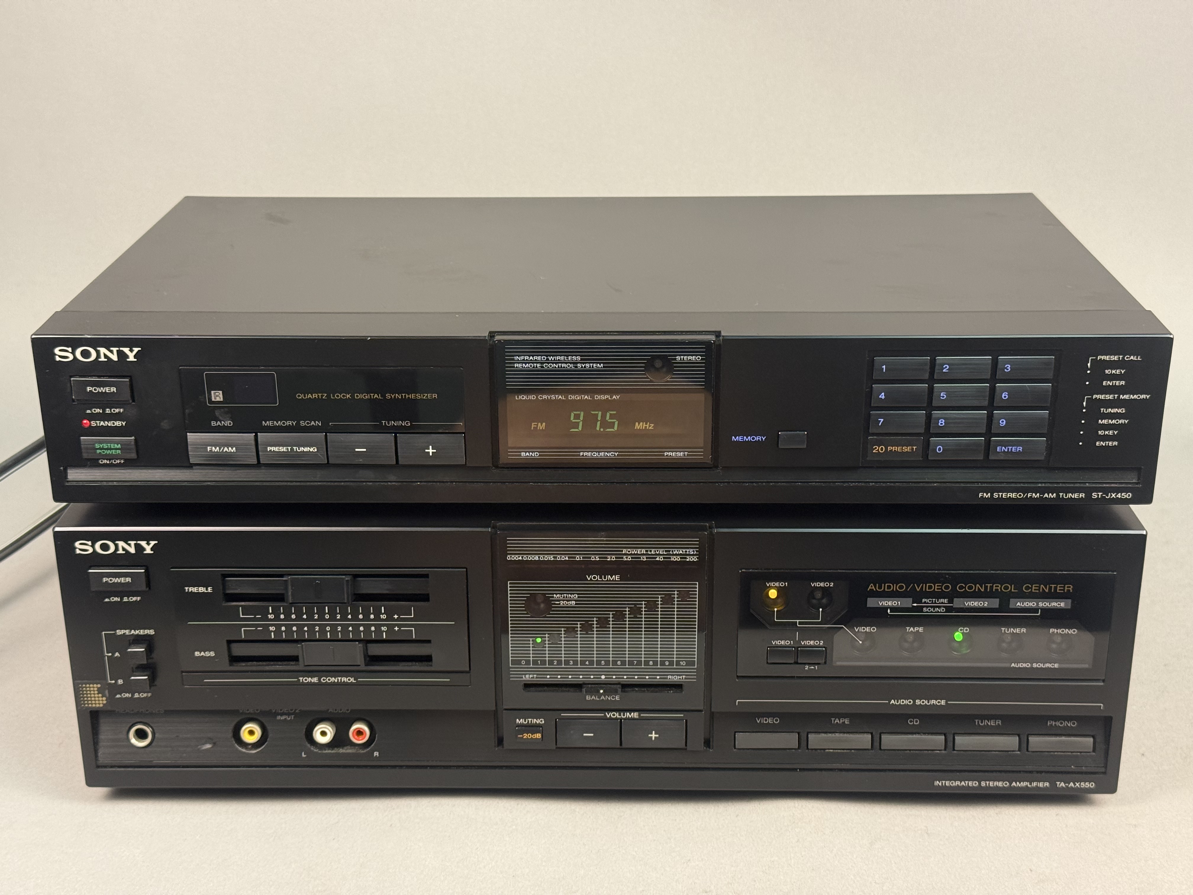 Sony TA-AX550 Integrated Amplifier & Tuner