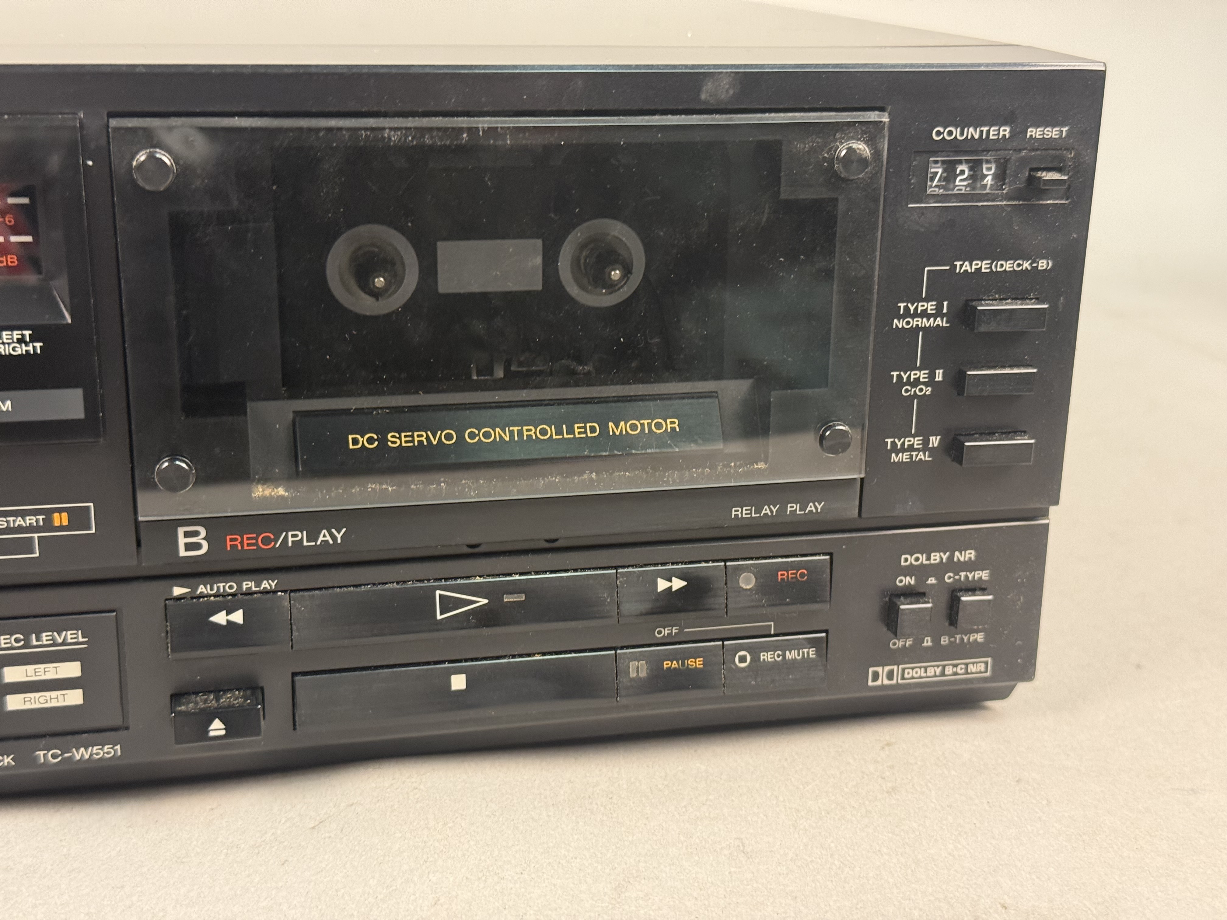 Sony TC-W551 Stereo Double Cassette Deck