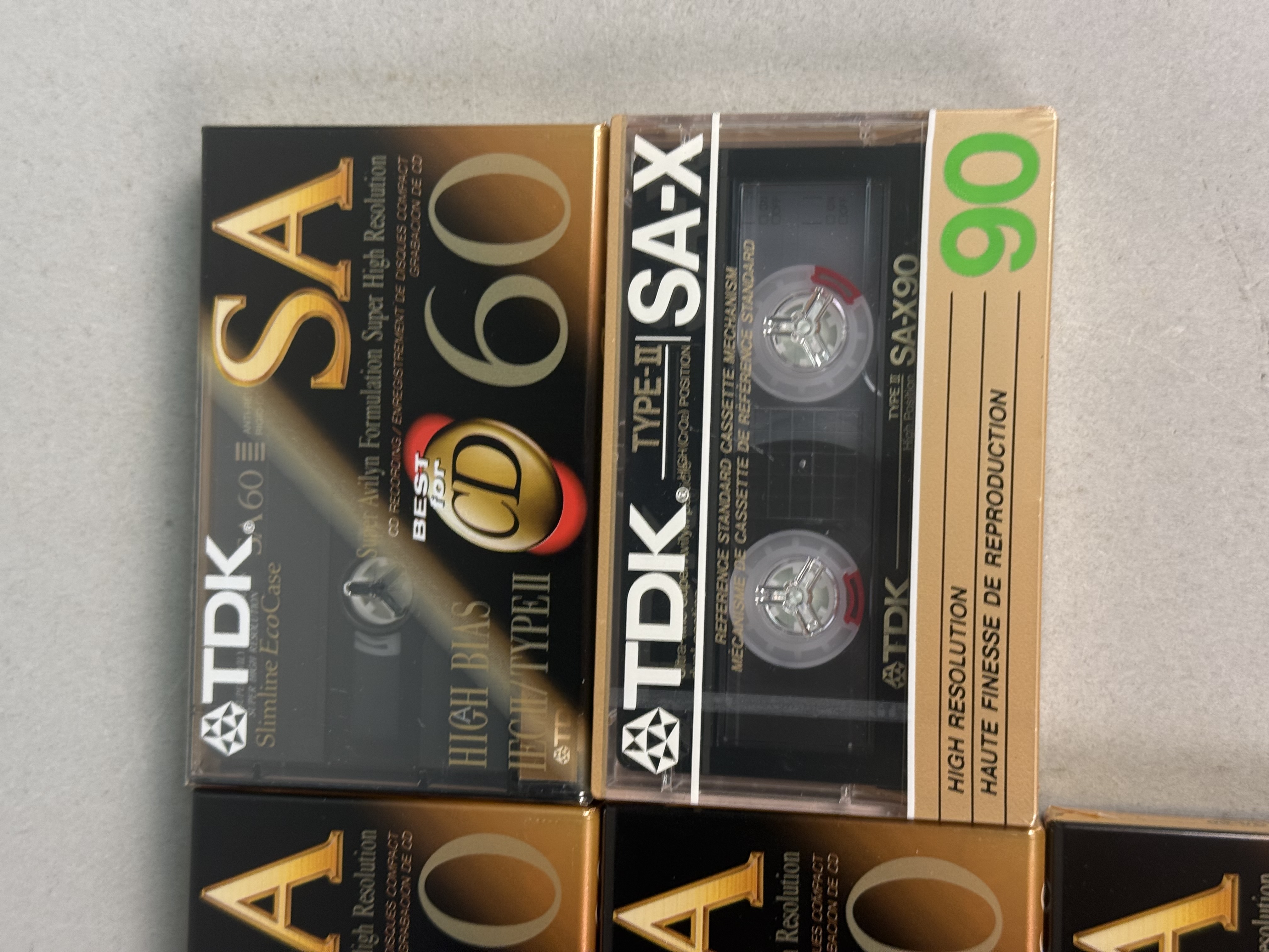 10 TDK & Maxell Type II Blank Audio Cassettes