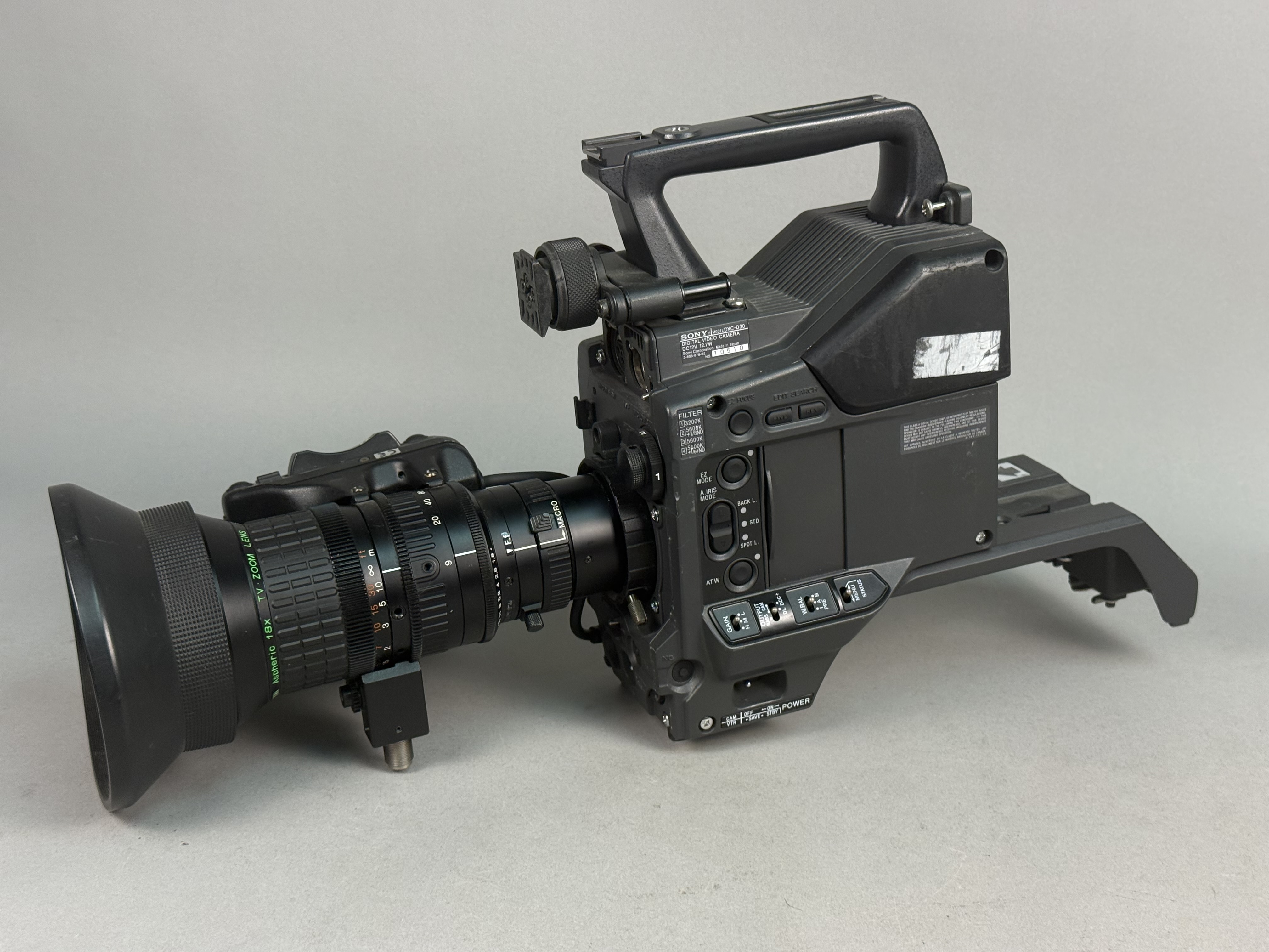 Sony DXC-D30 Digital Video Camera Fujinon Lens