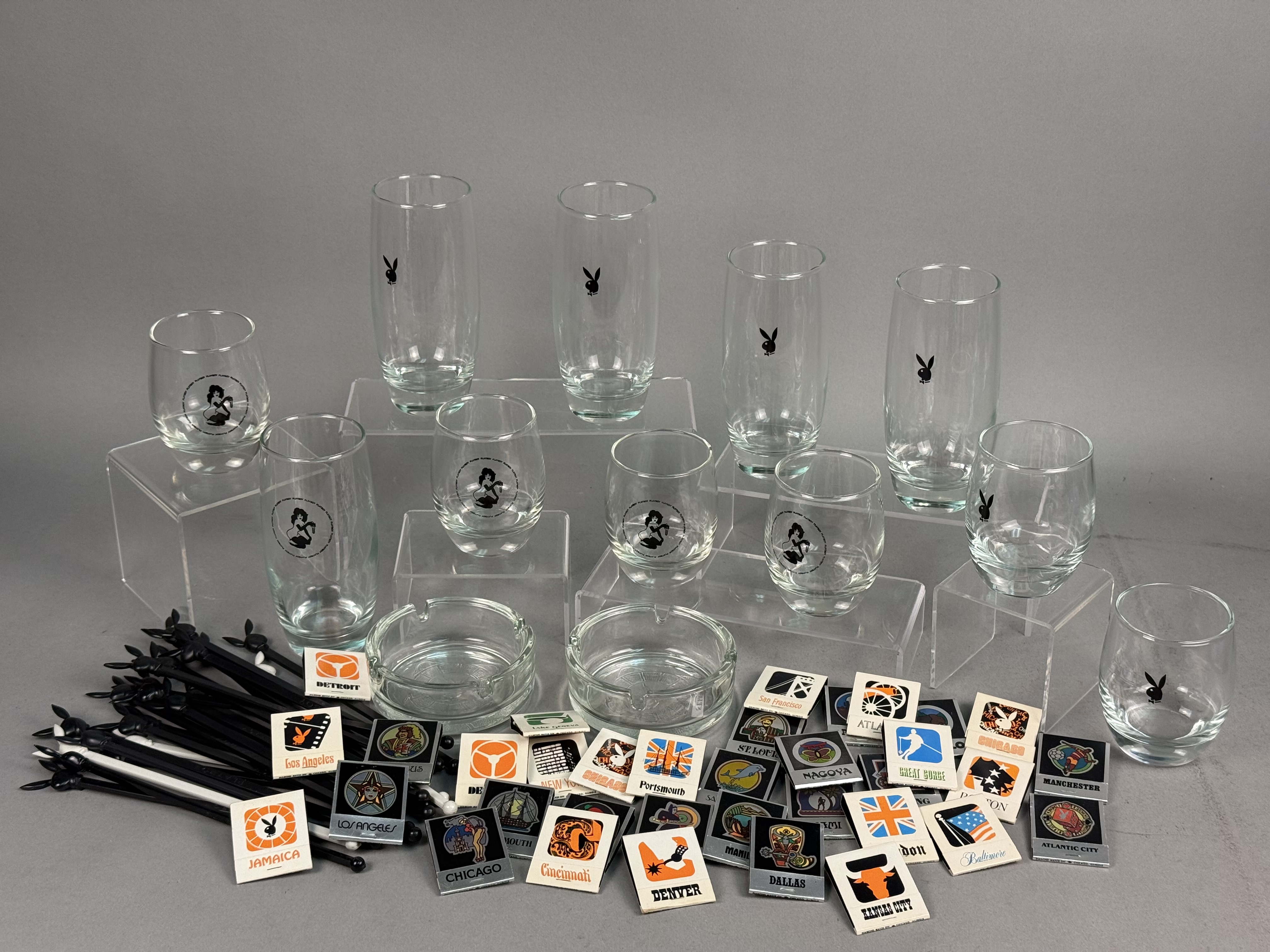Playboy Glass Barware & Memorabilia