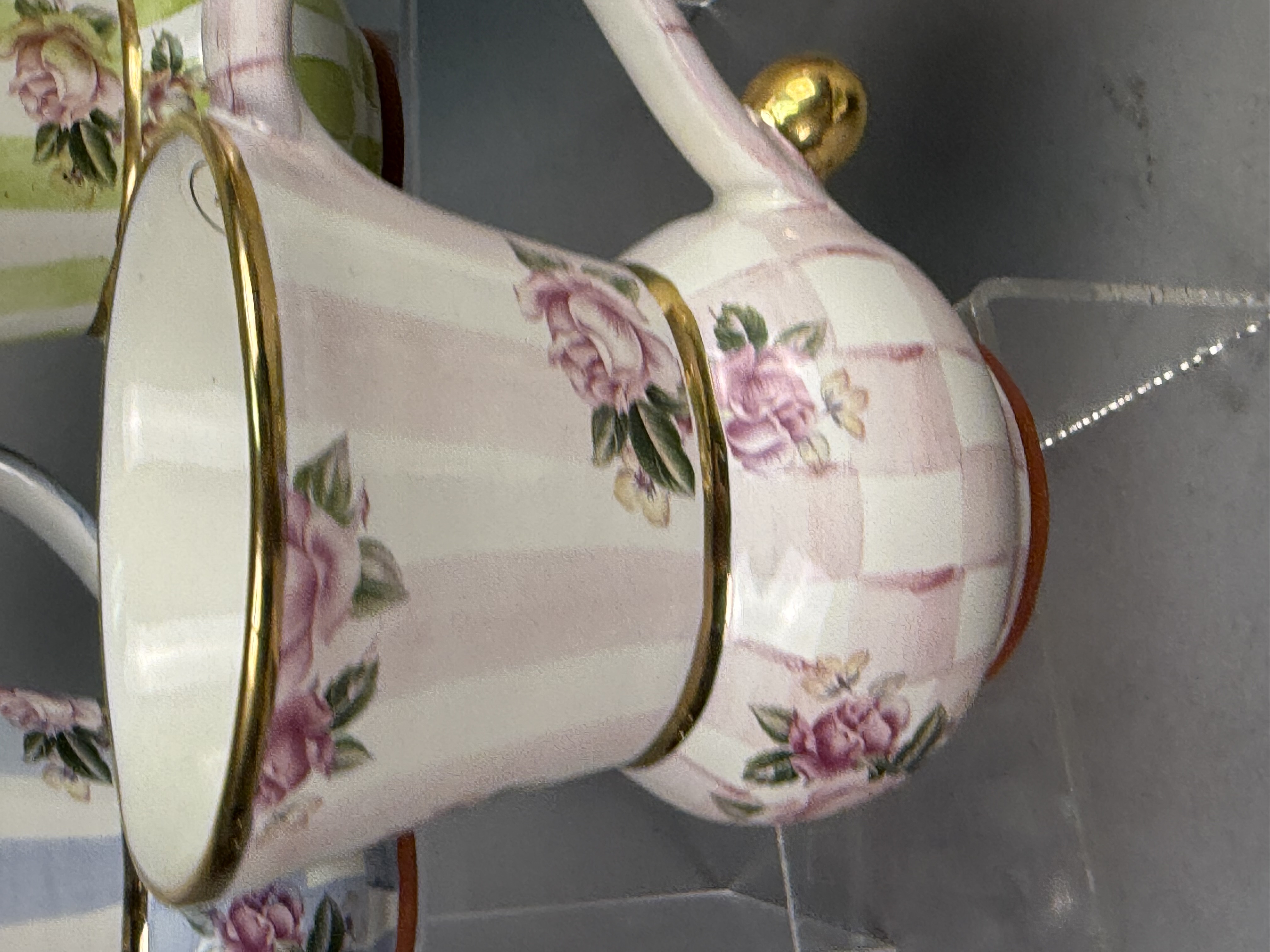 MacKenzie-Childs Honeymoon Earthenware Mug & Bowl Set