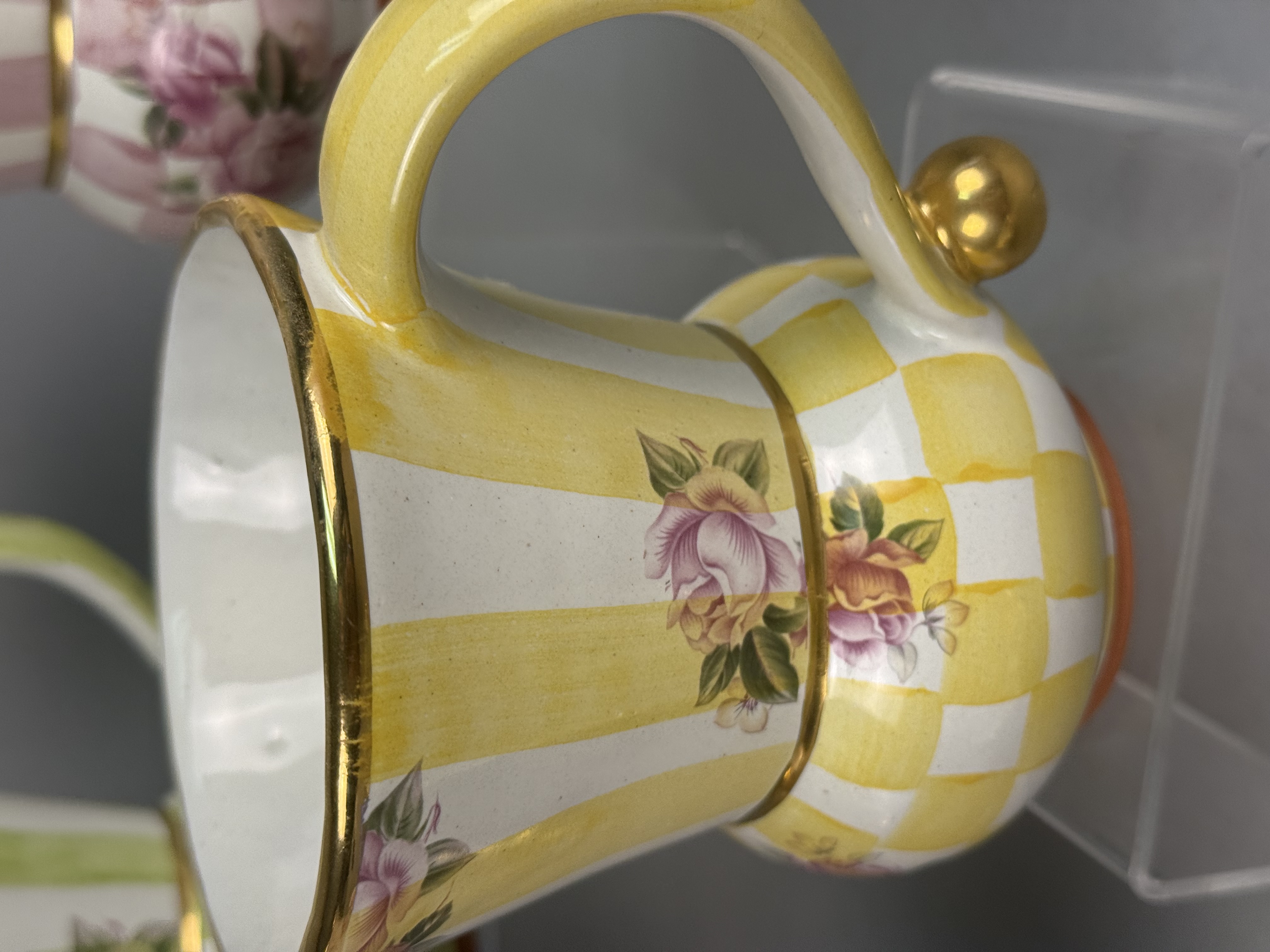 MacKenzie-Childs Honeymoon Earthenware Mug & Bowl Set