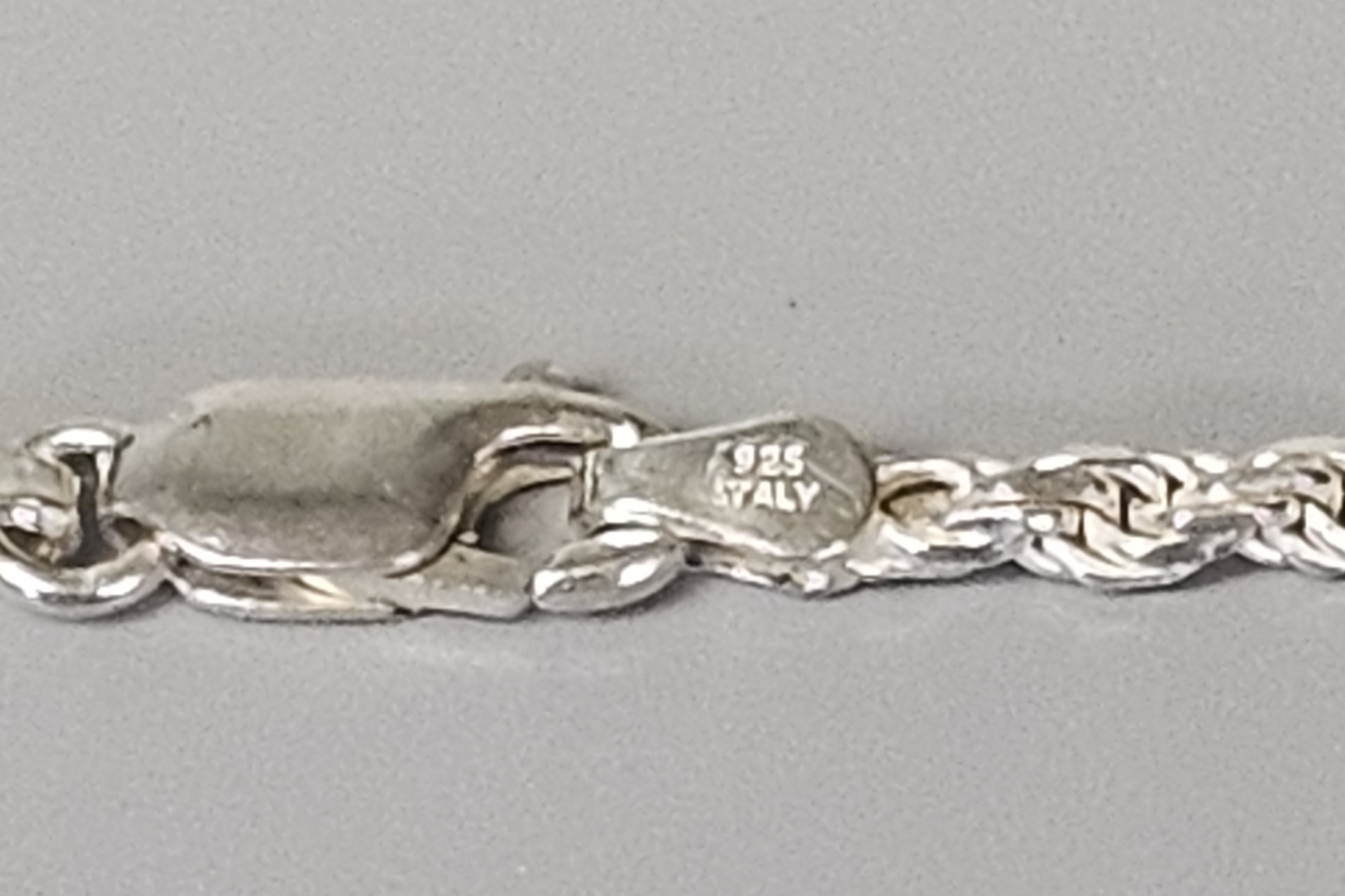 Italy Sterling Rope Chain Necklace 11.6 Grams