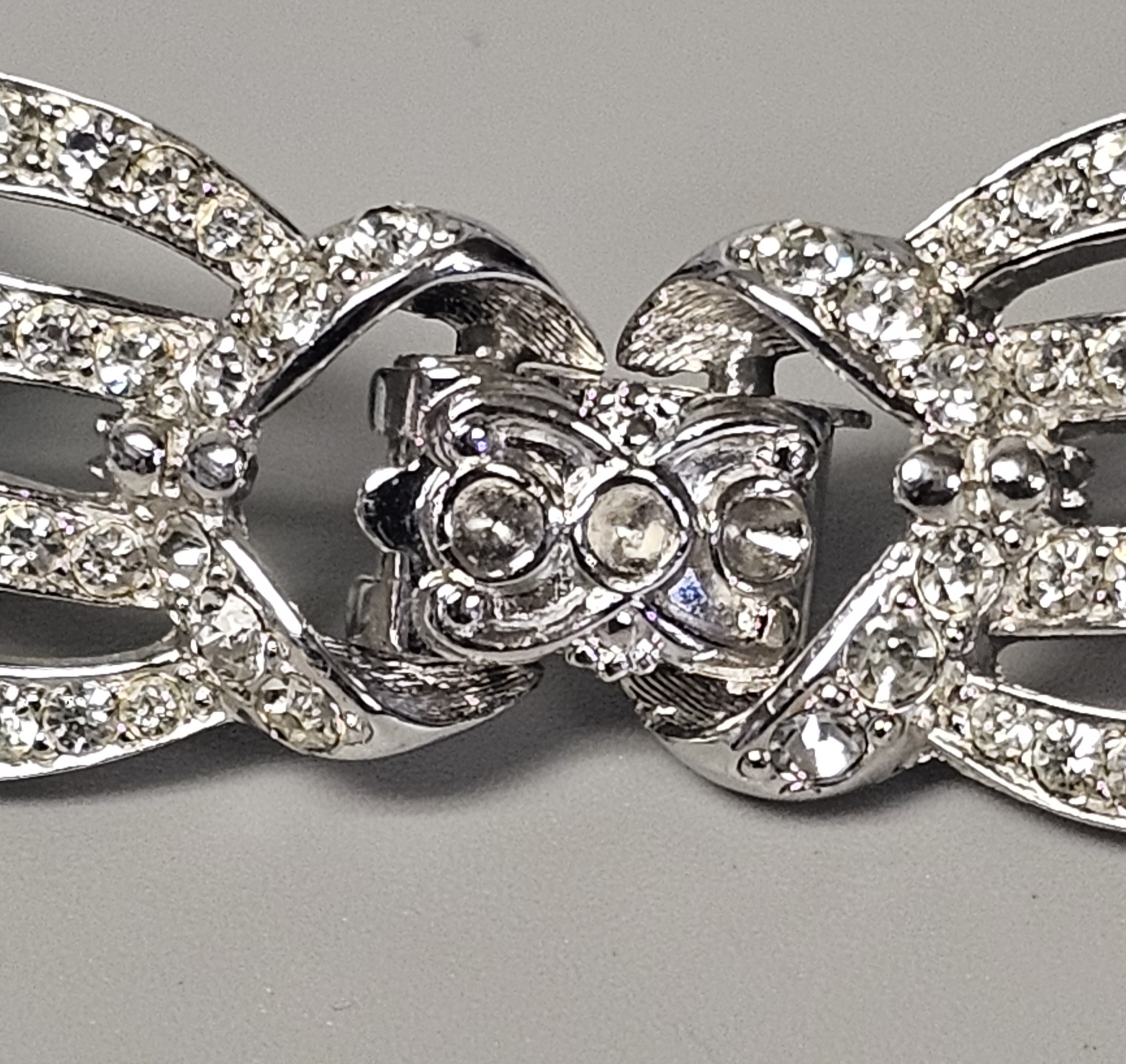 Avon Silver-Tone Faceted Glass Jewelry