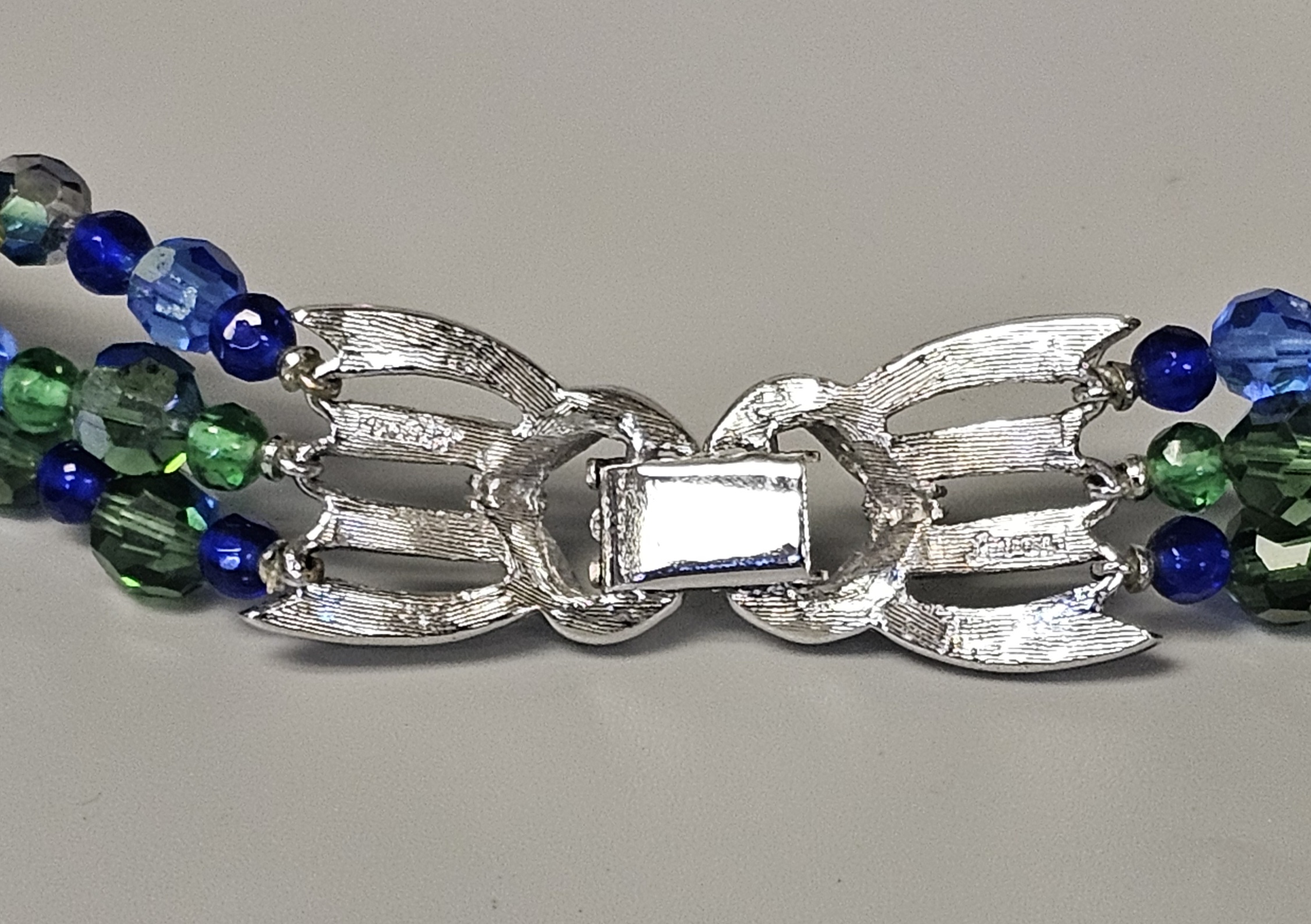 Avon Silver-Tone Faceted Glass Jewelry