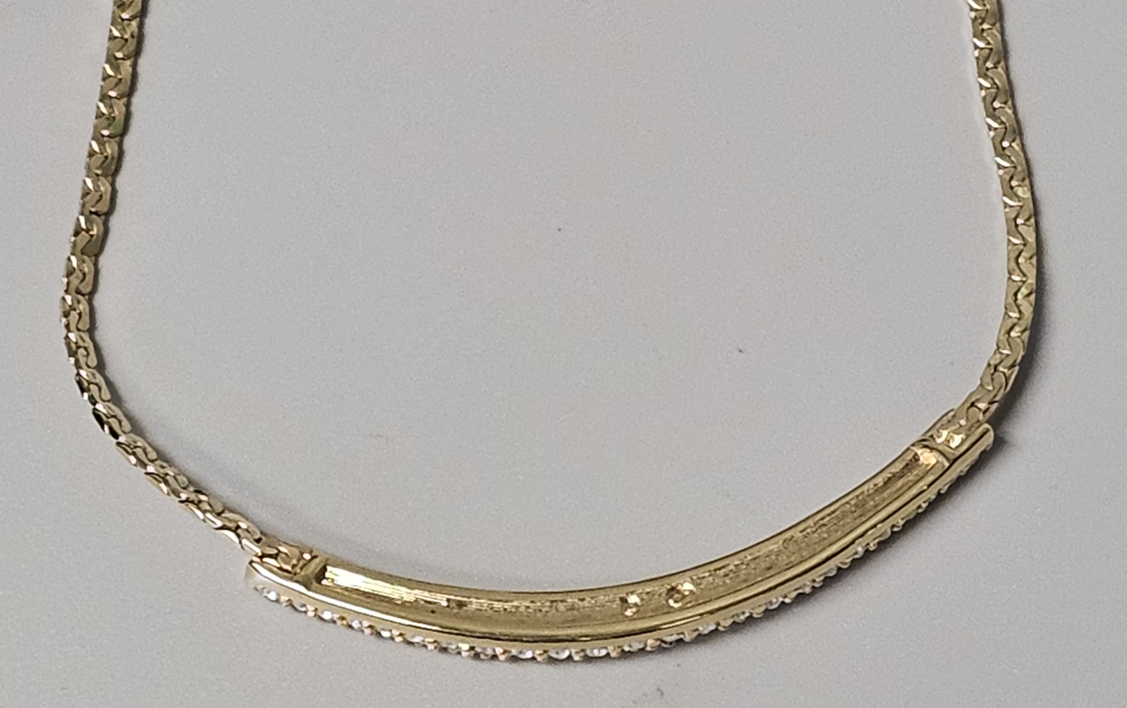 Swarovski Gold-Plated Pave Crystal Necklace & Earrings