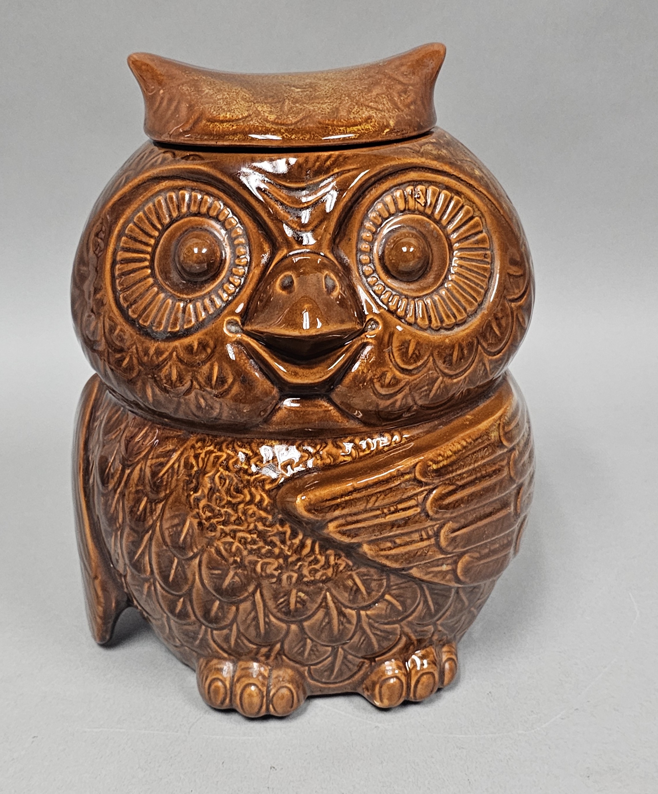 McCoy Ceramic Brown Owl Cookie Jar