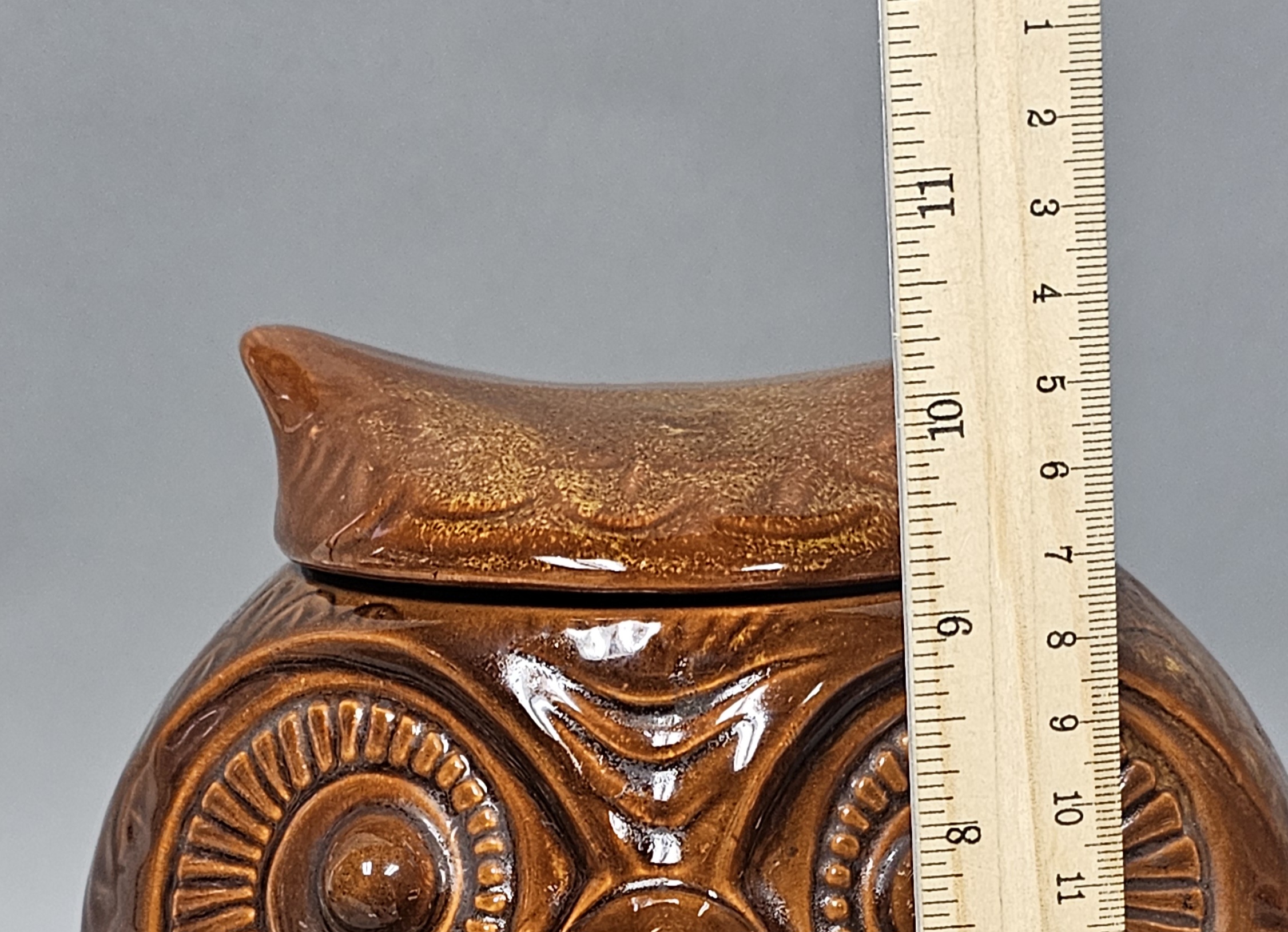 McCoy Ceramic Brown Owl Cookie Jar