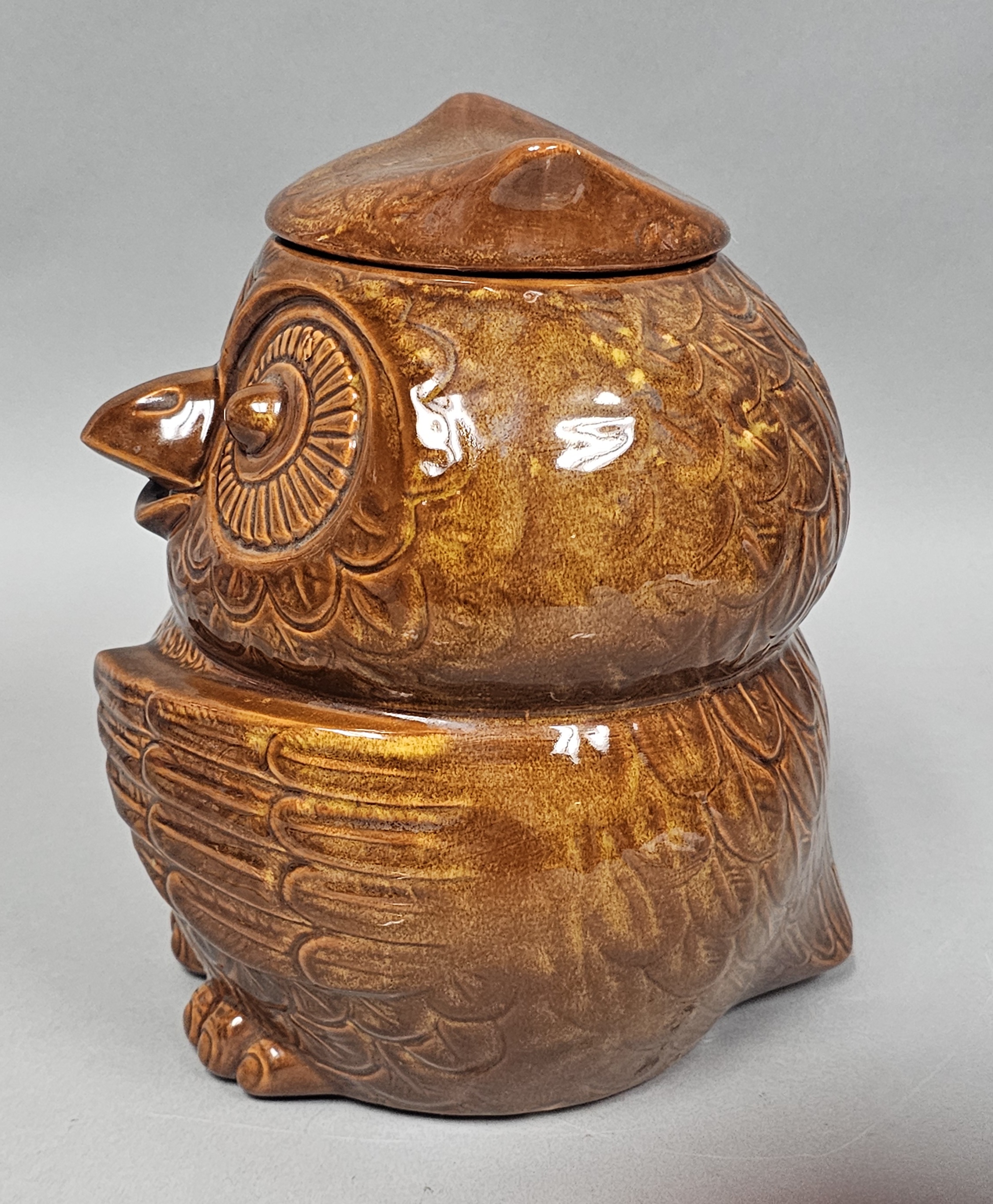 McCoy Ceramic Brown Owl Cookie Jar