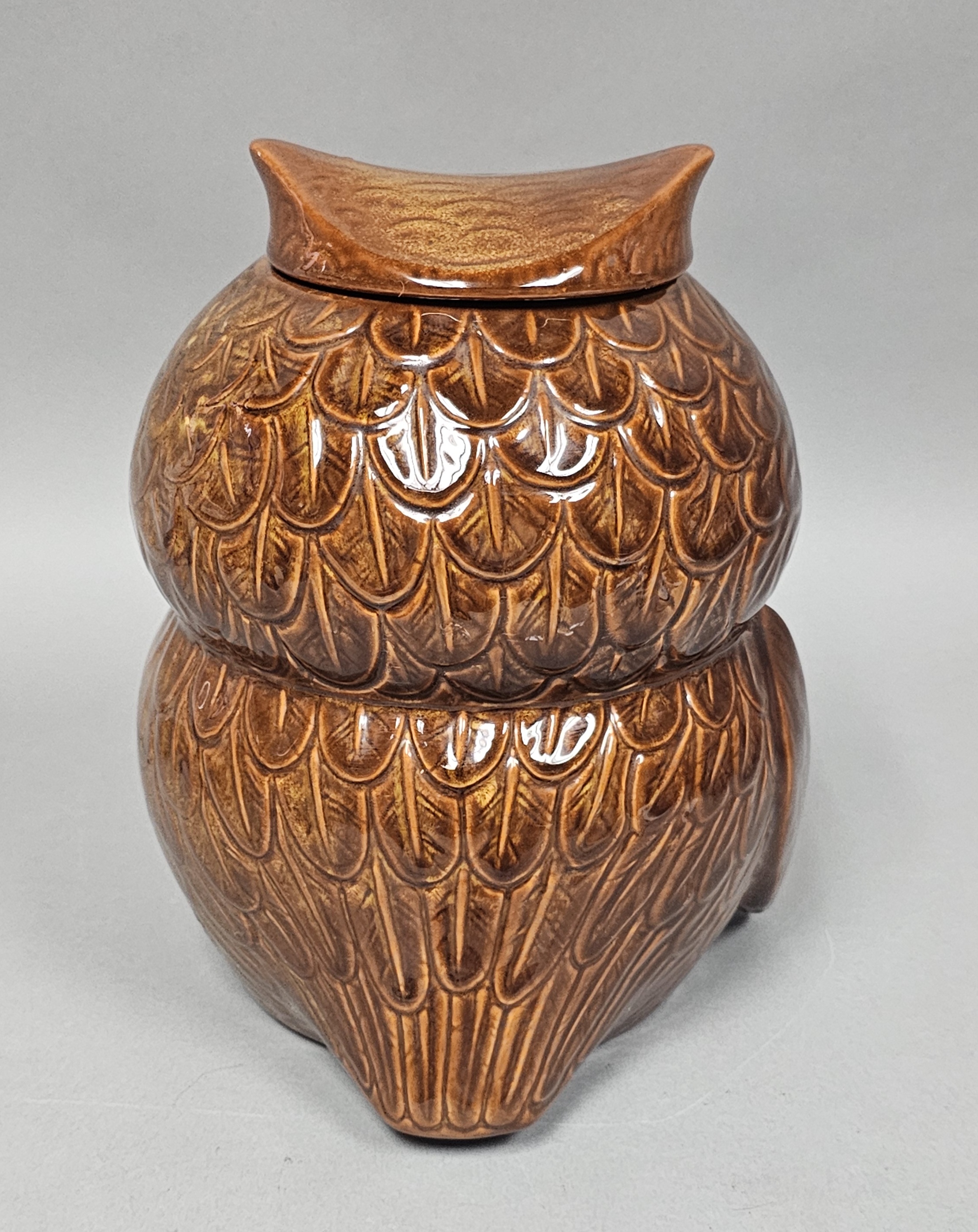 McCoy Ceramic Brown Owl Cookie Jar