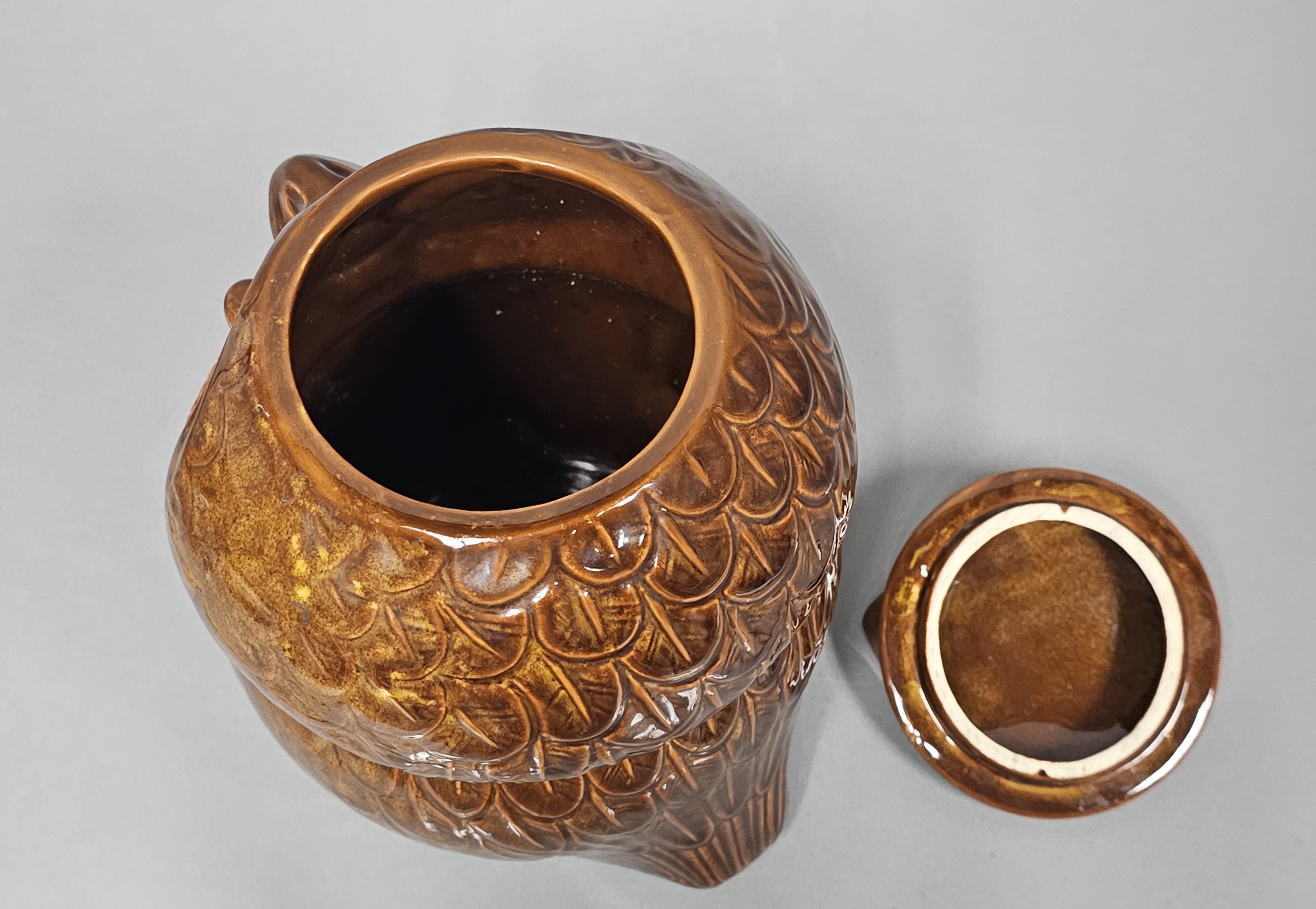McCoy Ceramic Brown Owl Cookie Jar