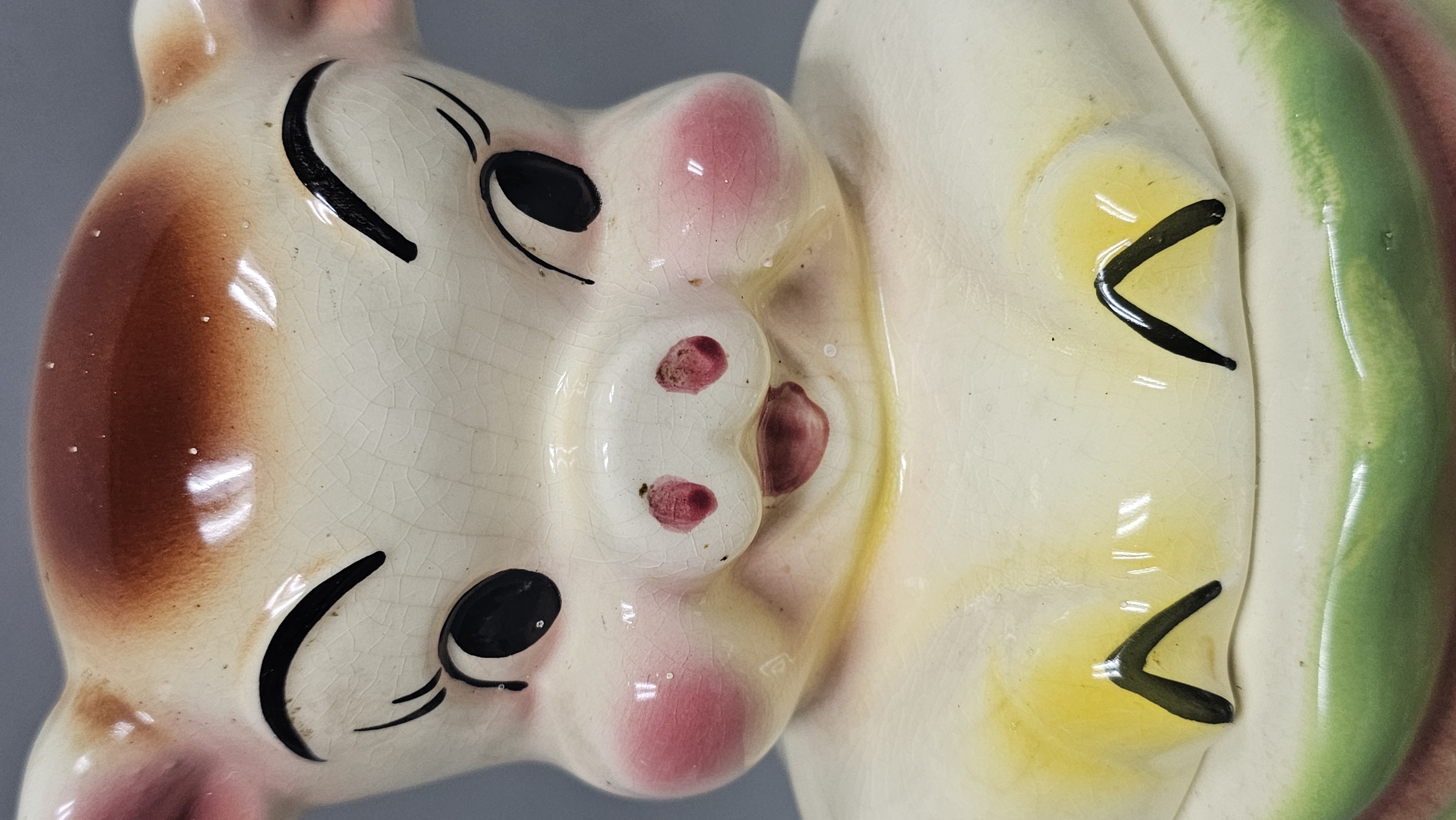 USA Ceramic Pig in Sack Cookie Jar
