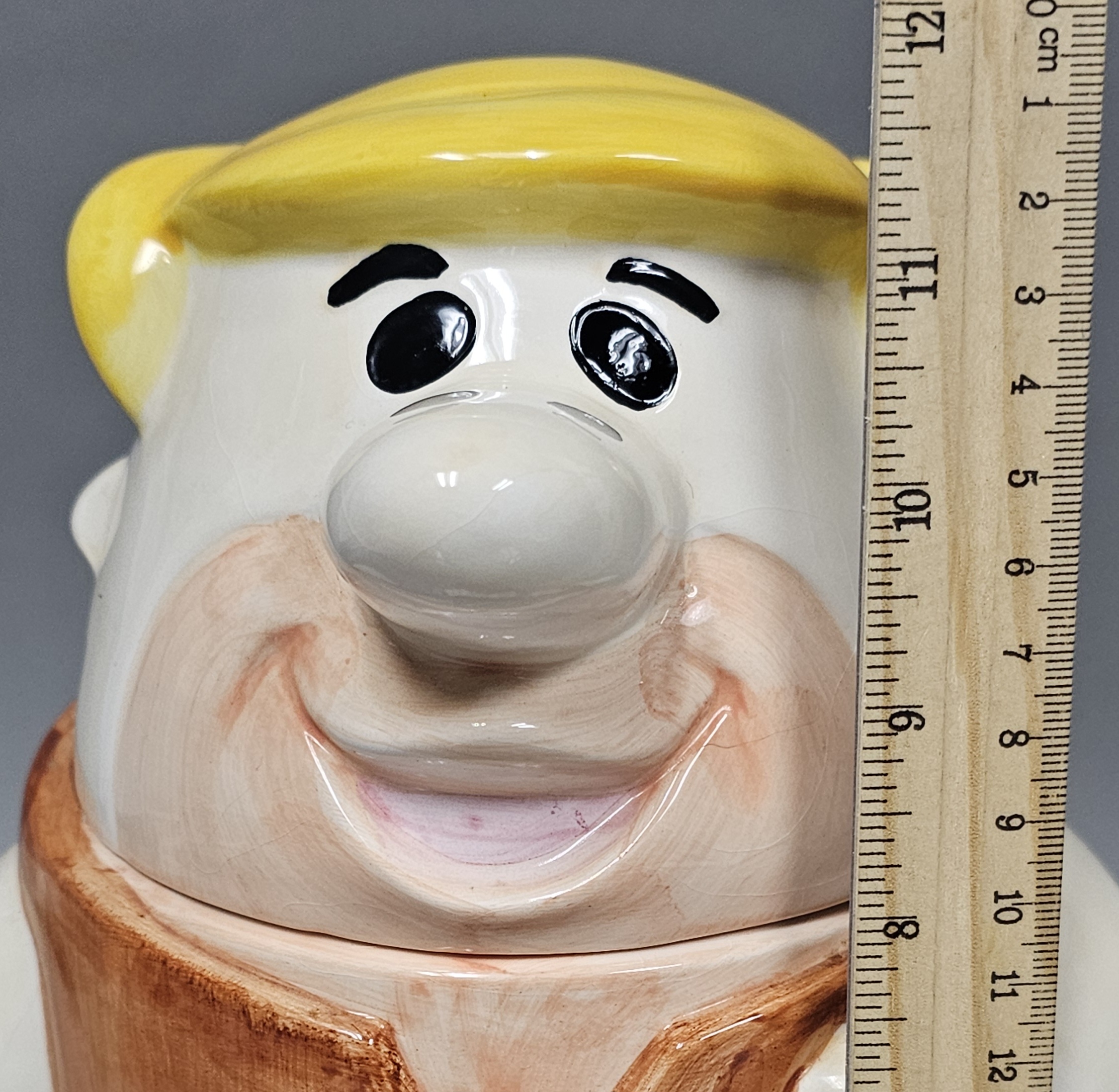 Ceramic Barney Rubble Cookie Jar