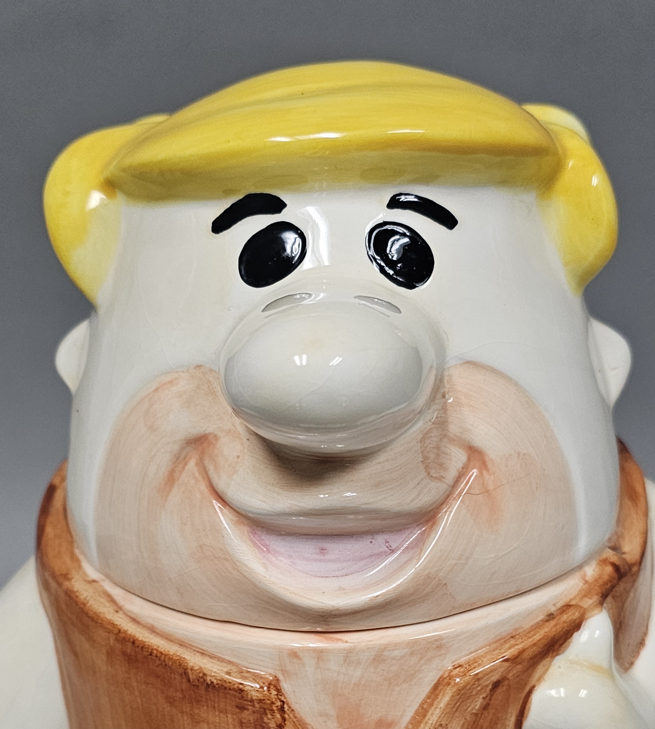 Ceramic Barney Rubble Cookie Jar