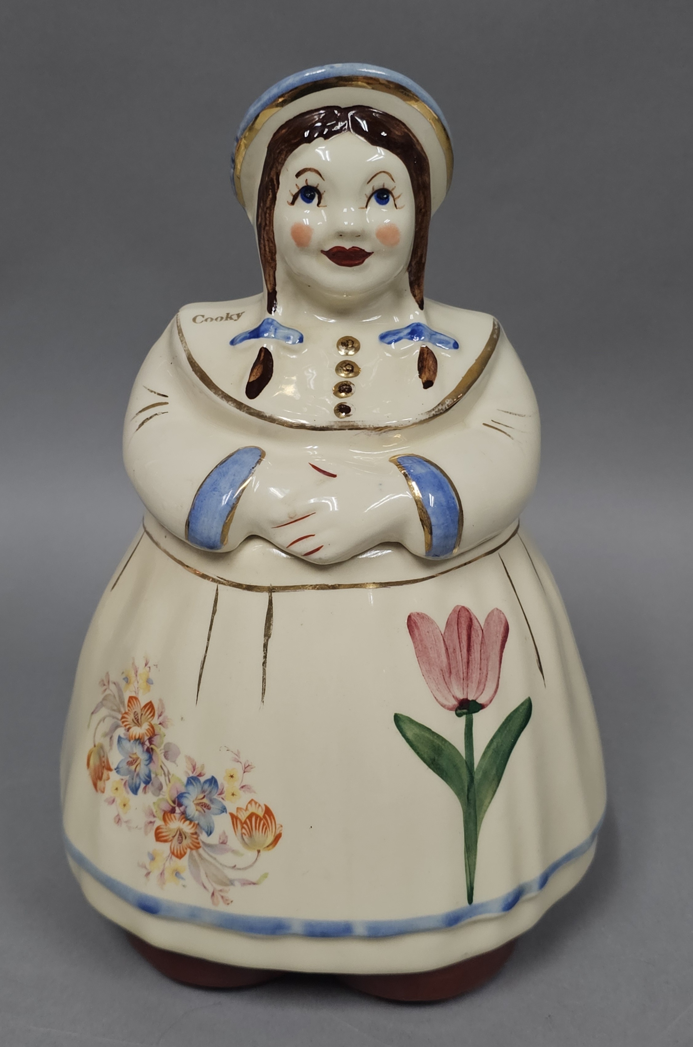 Cooky U.S.A. Ceramic Dutch Girl Cookie Jar