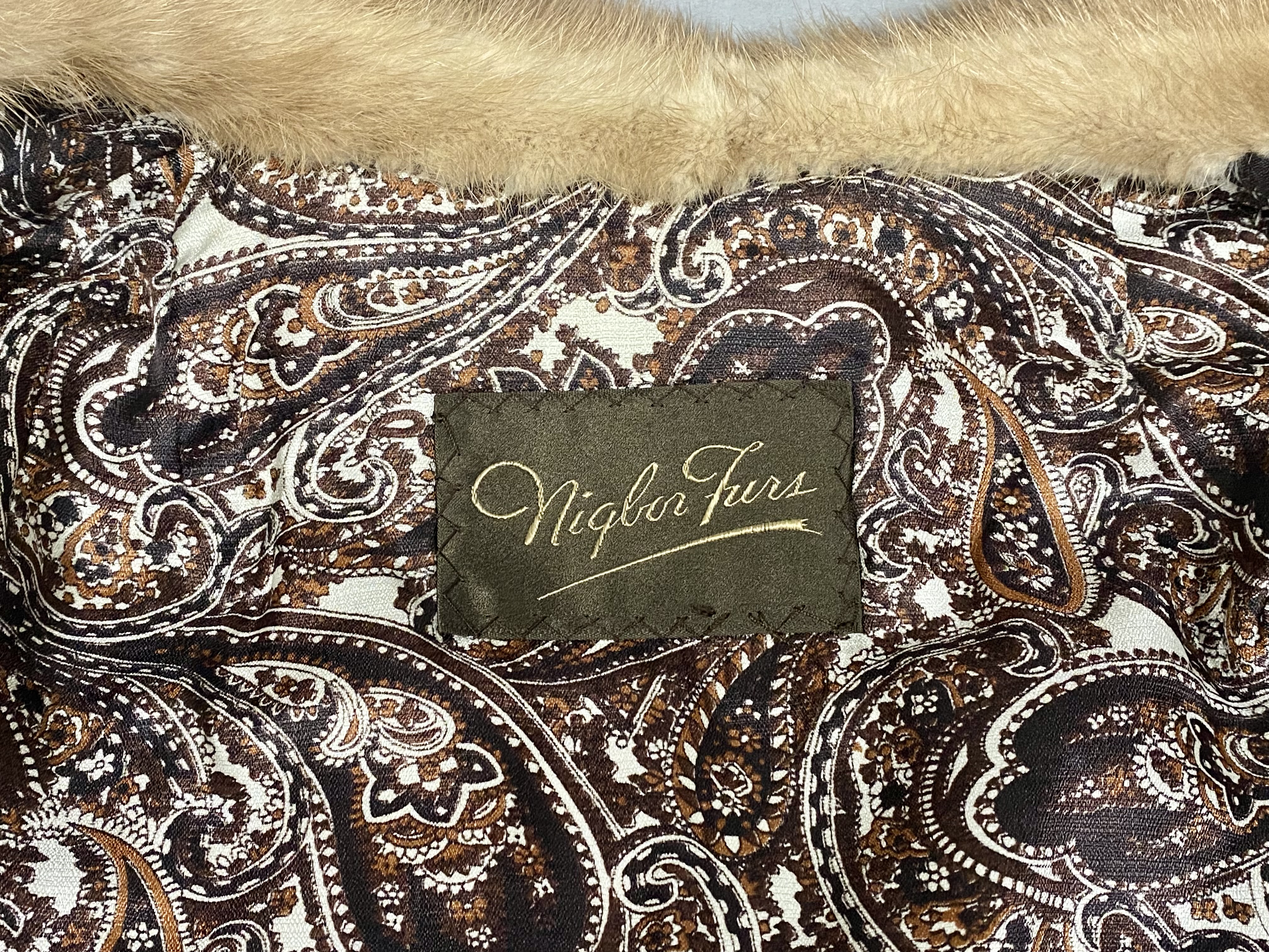 Nigbor Furs Autumn Haze Pieced Mink Coat