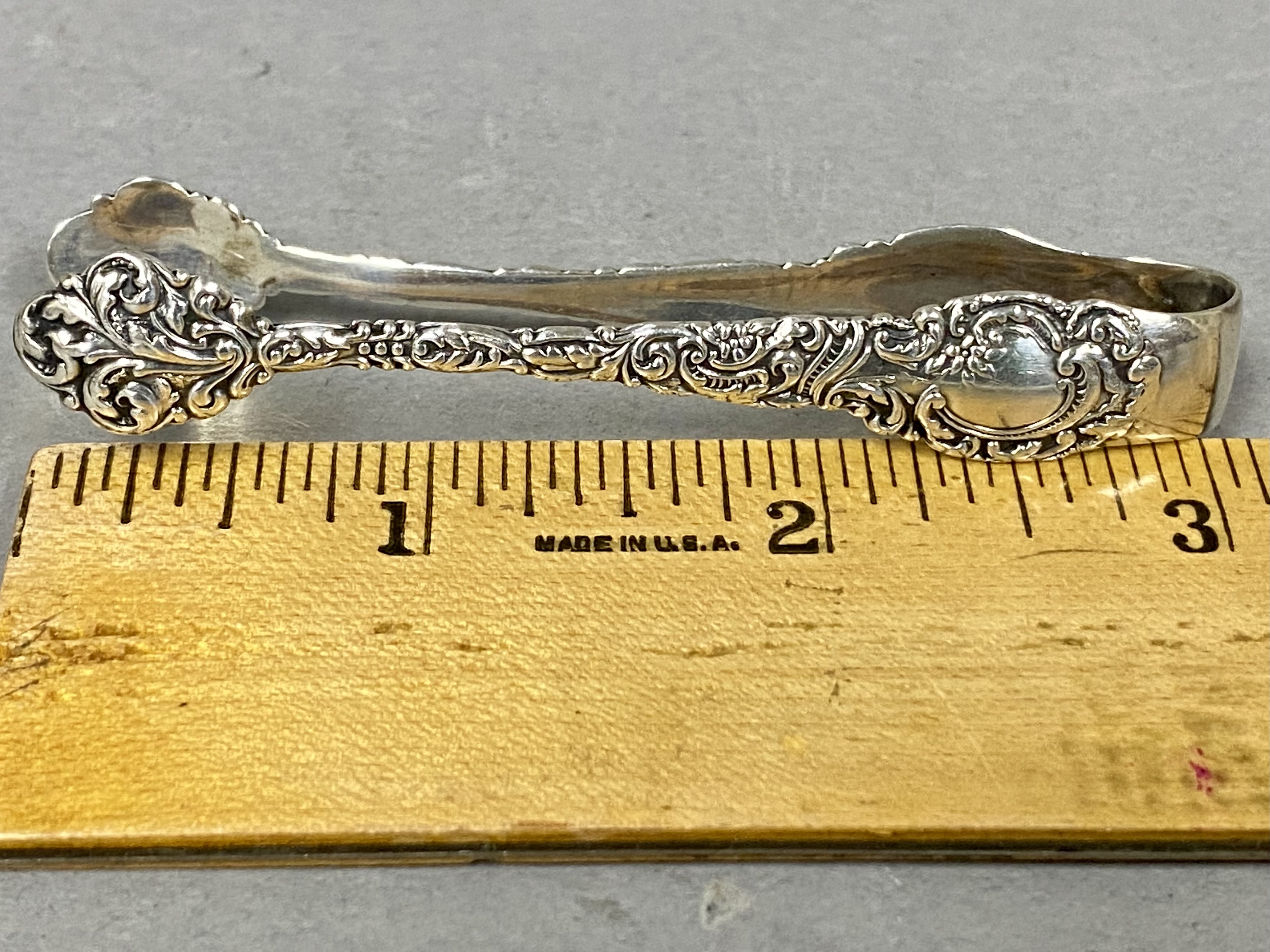 Wallace Sterling Grande Baroque Tongs & Southwestern Flatware