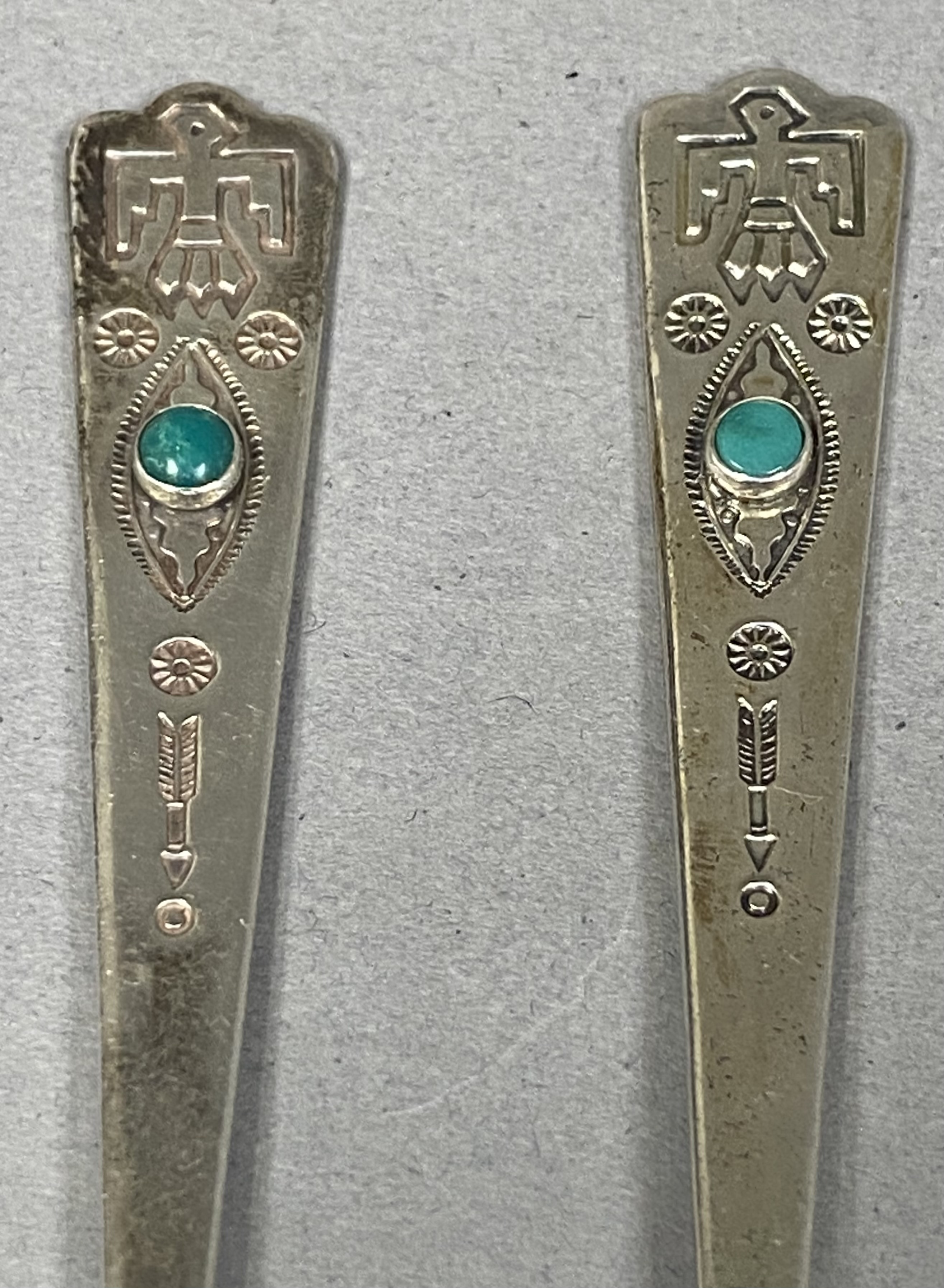Wallace Sterling Grande Baroque Tongs & Southwestern Flatware
