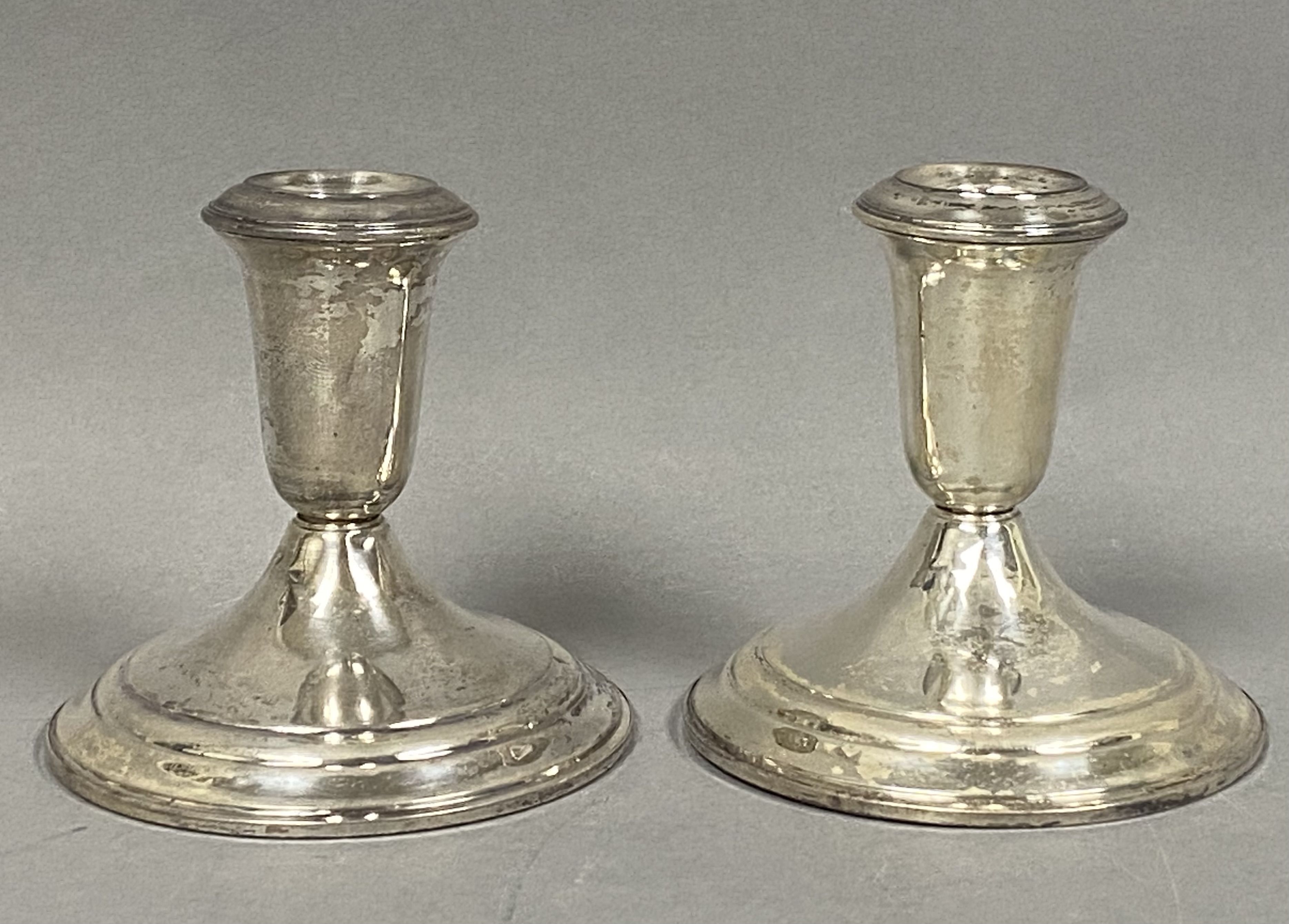 Duchin Creation Sterling Weighted Candlesticks