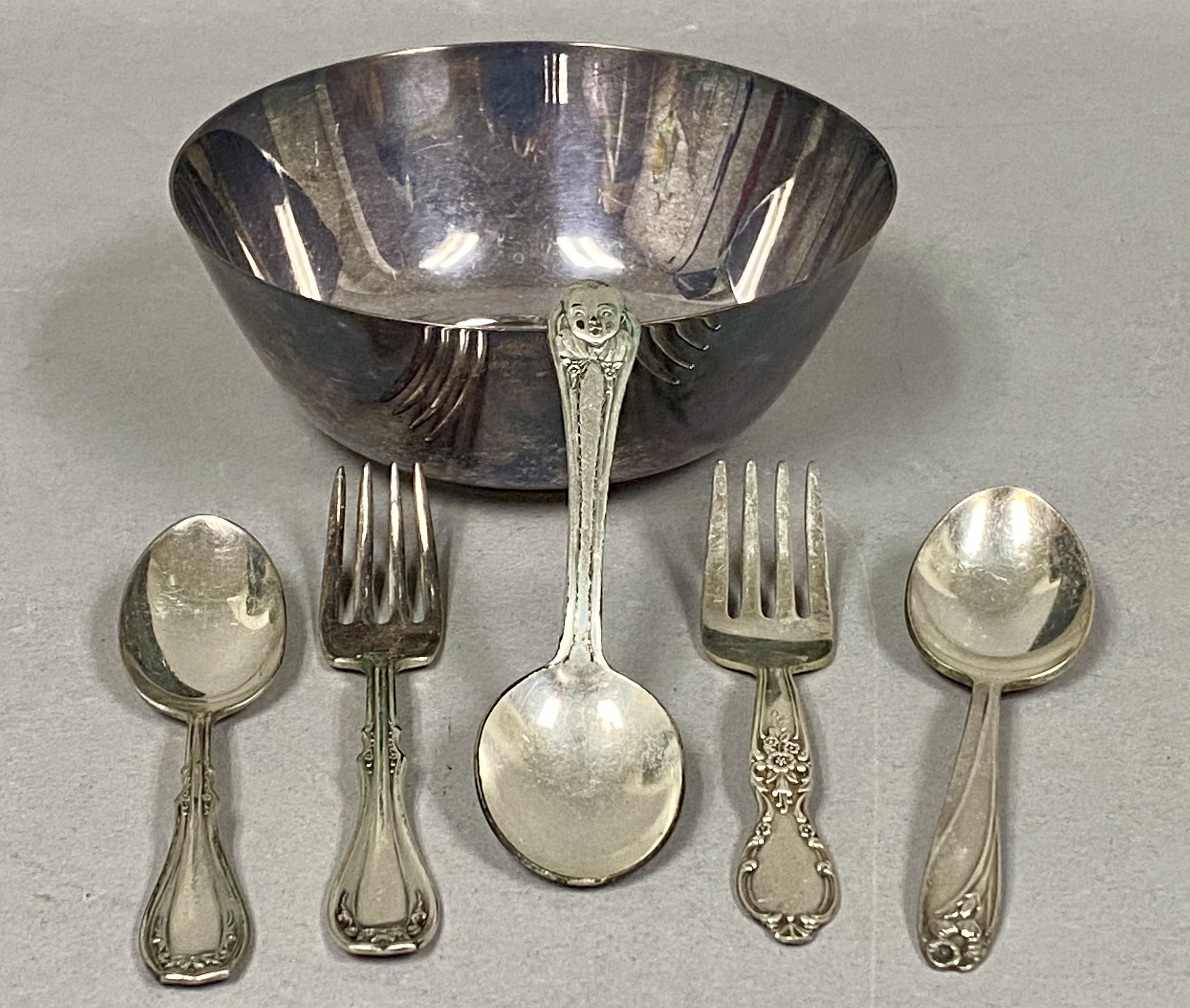 Gorham & Rogers Silver-Plated Baby Tableware