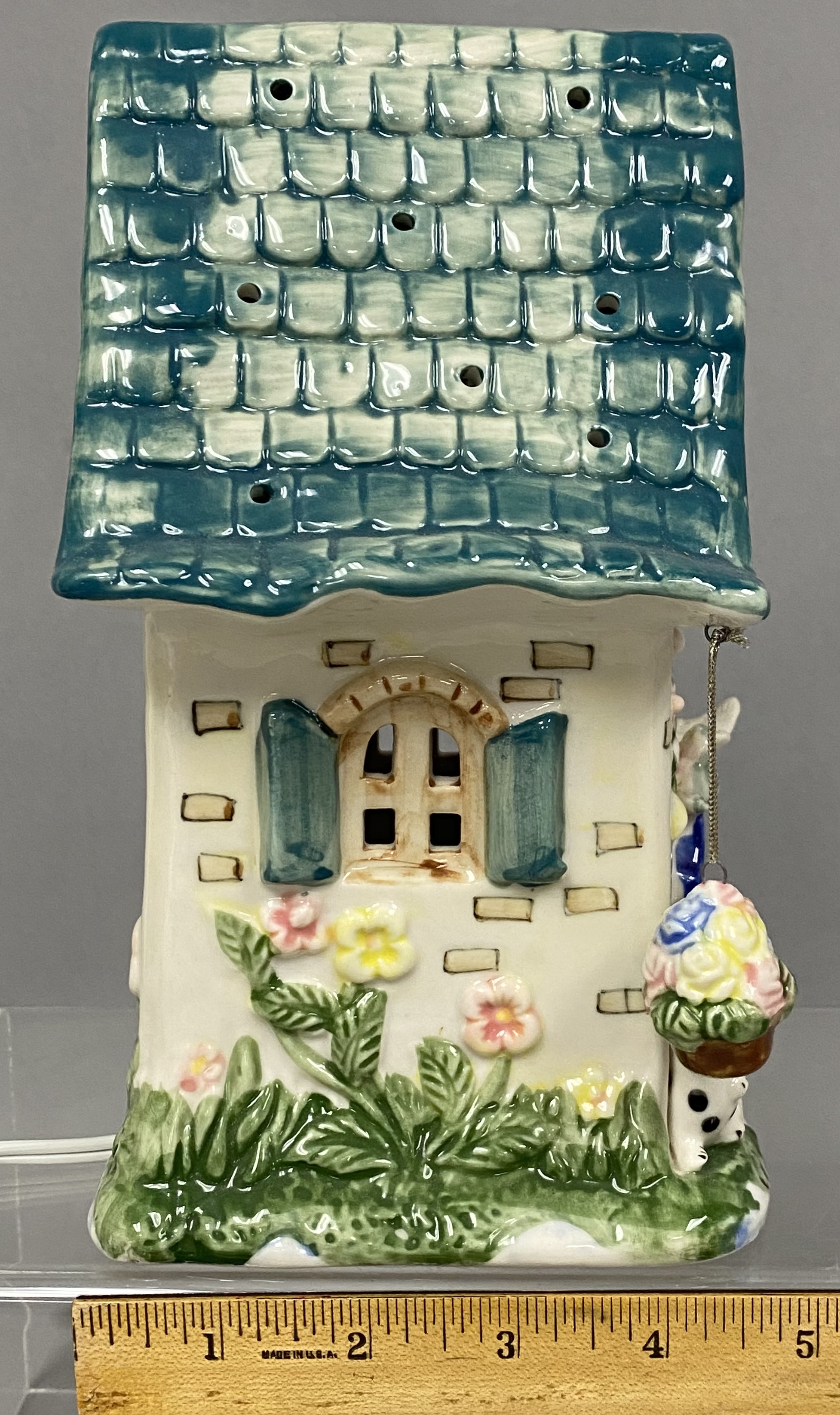 Ceramic Whimsical Cottage Night Light