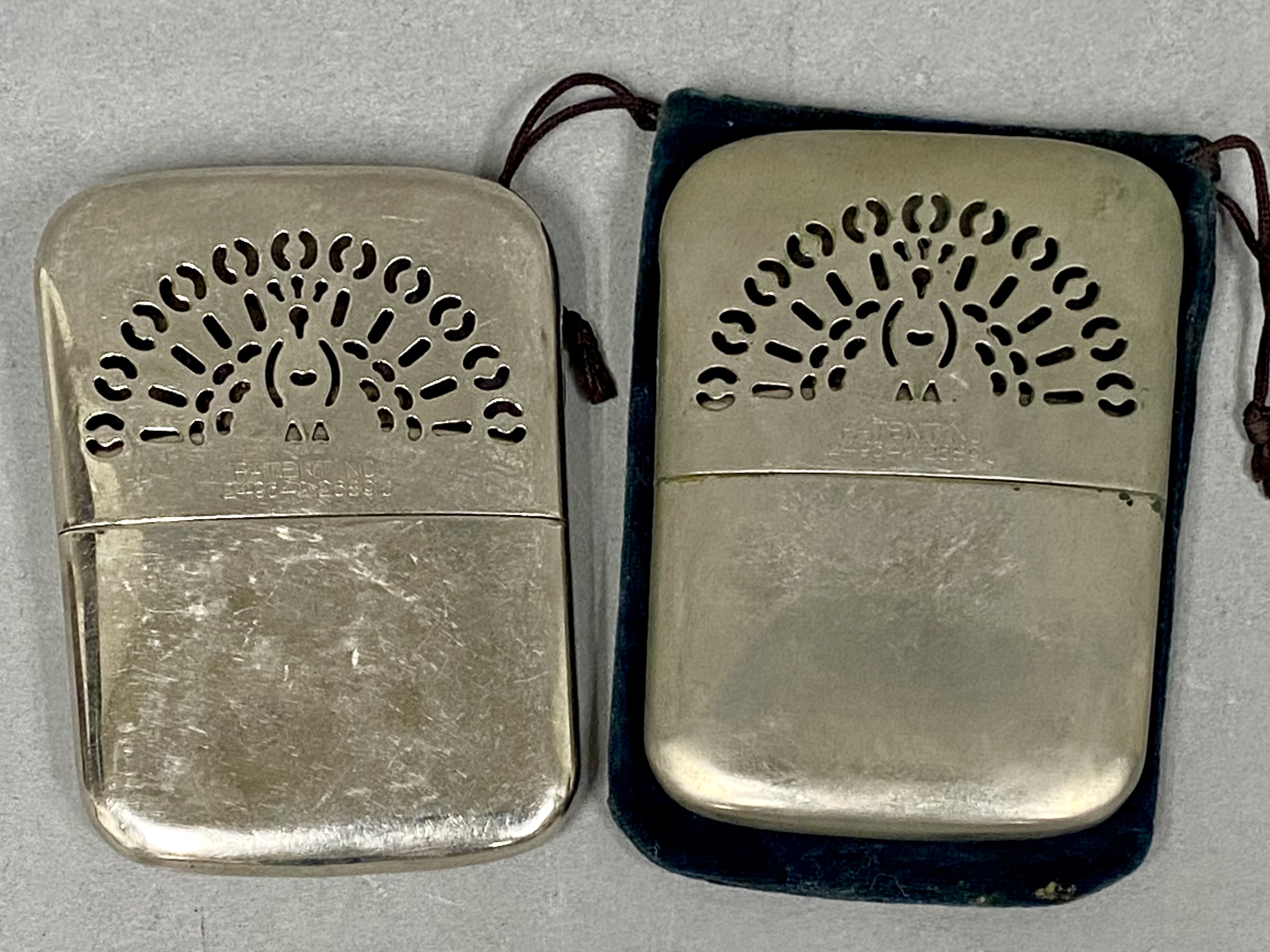 Occupied Japan Plated Peacock Hand Warmers