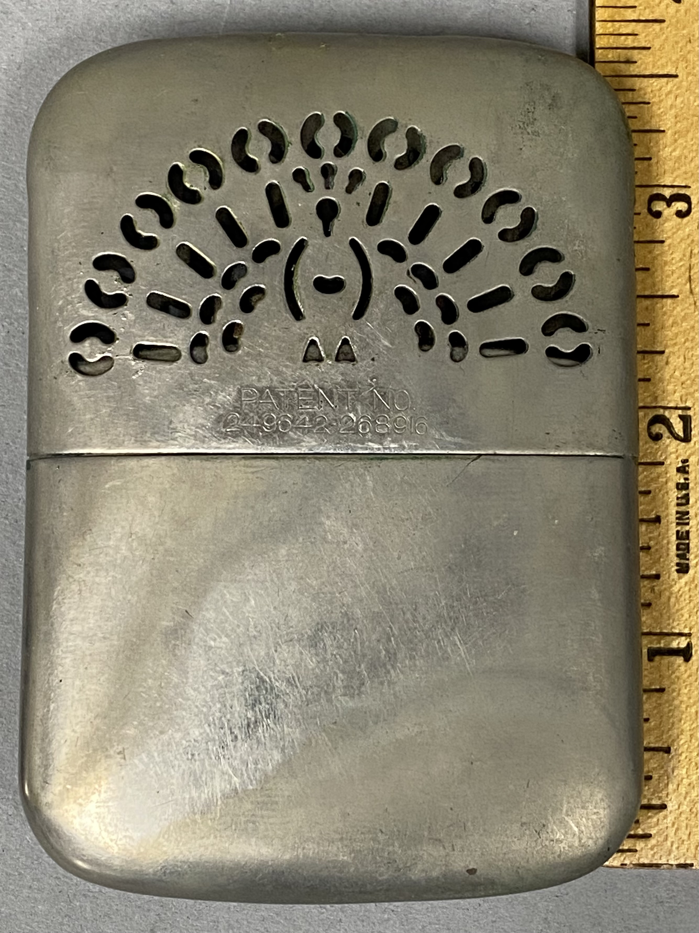 Occupied Japan Plated Peacock Hand Warmers