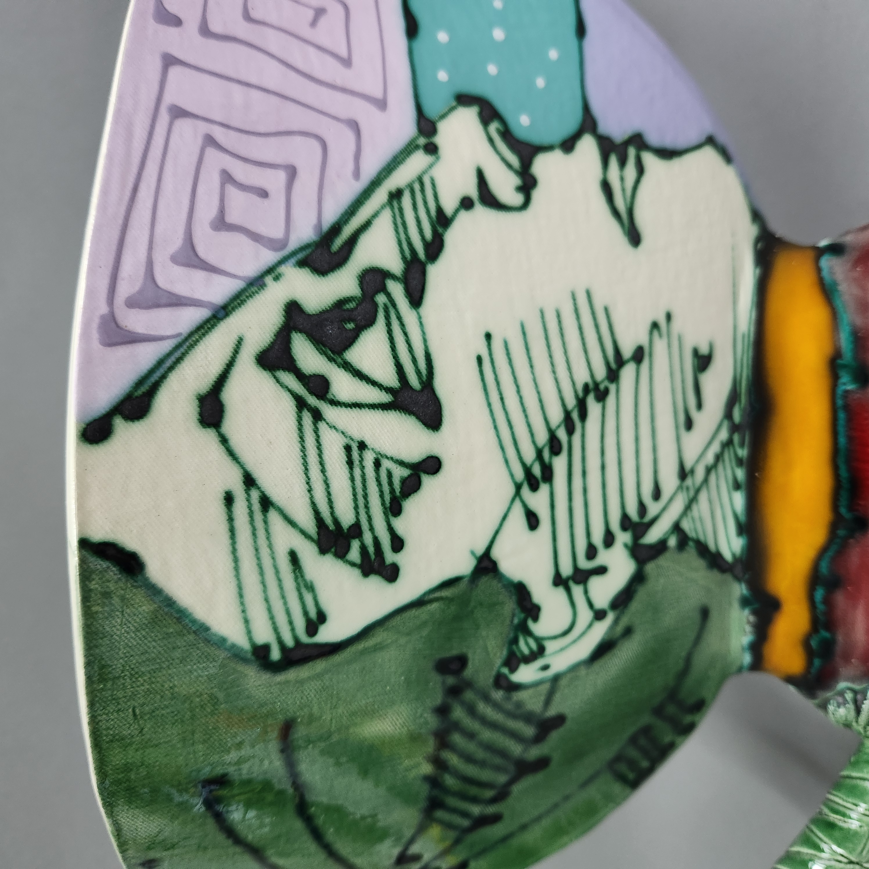 Salvadori Glazed Earthenware Art Vessel