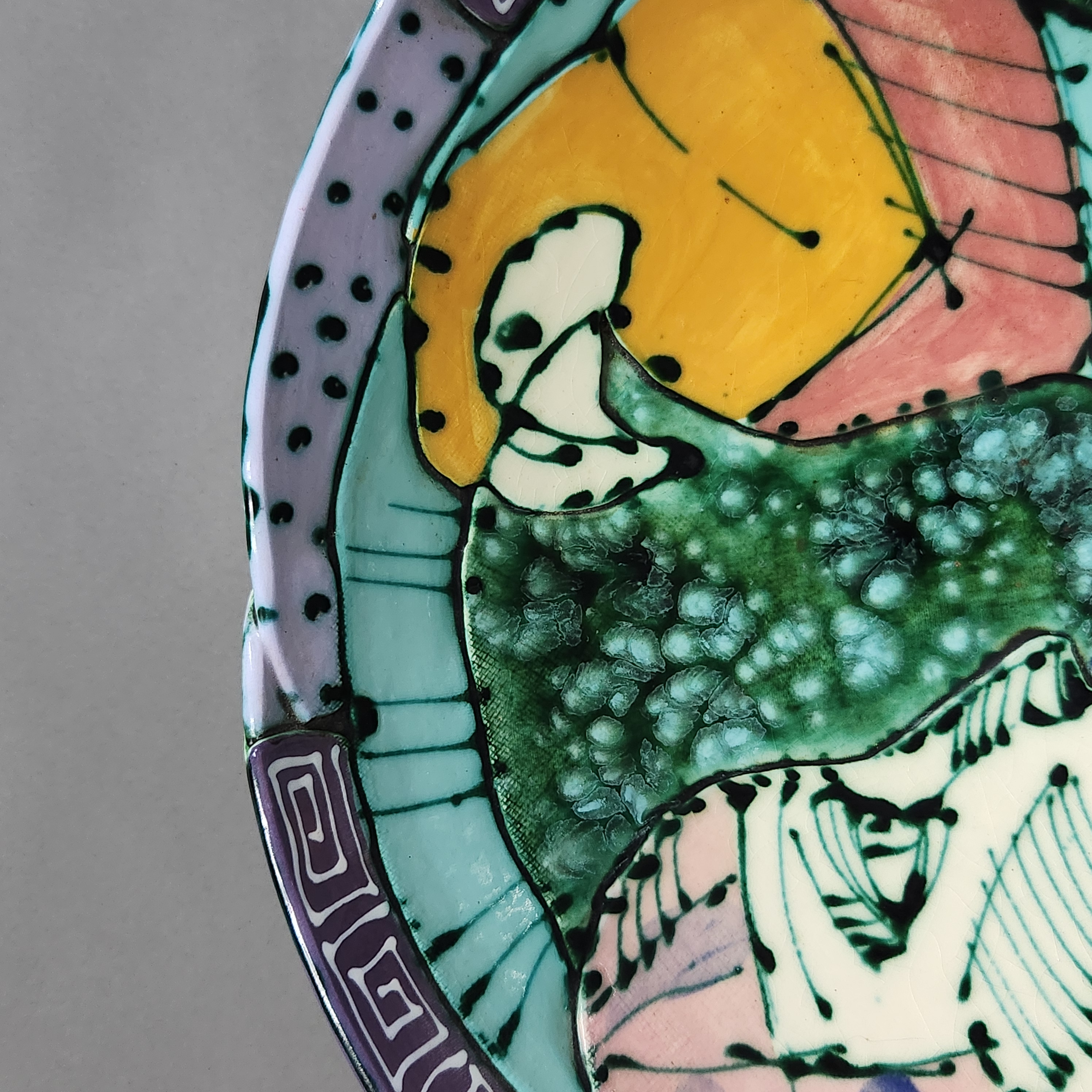 Ceramic Figurative Handled Bowl
