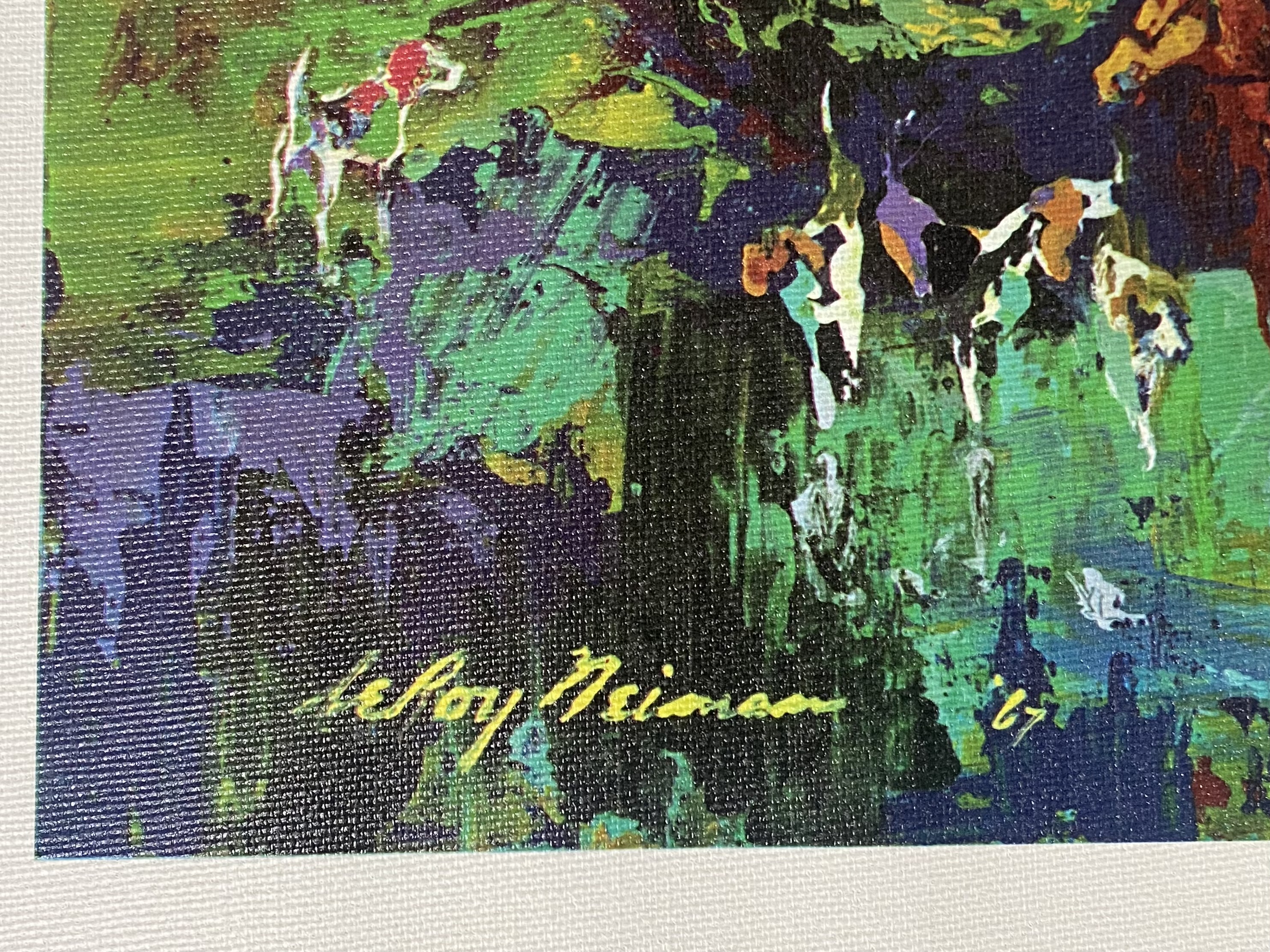 LeRoy Neiman Hunt of the Unicorn Canvas Transfer Print
