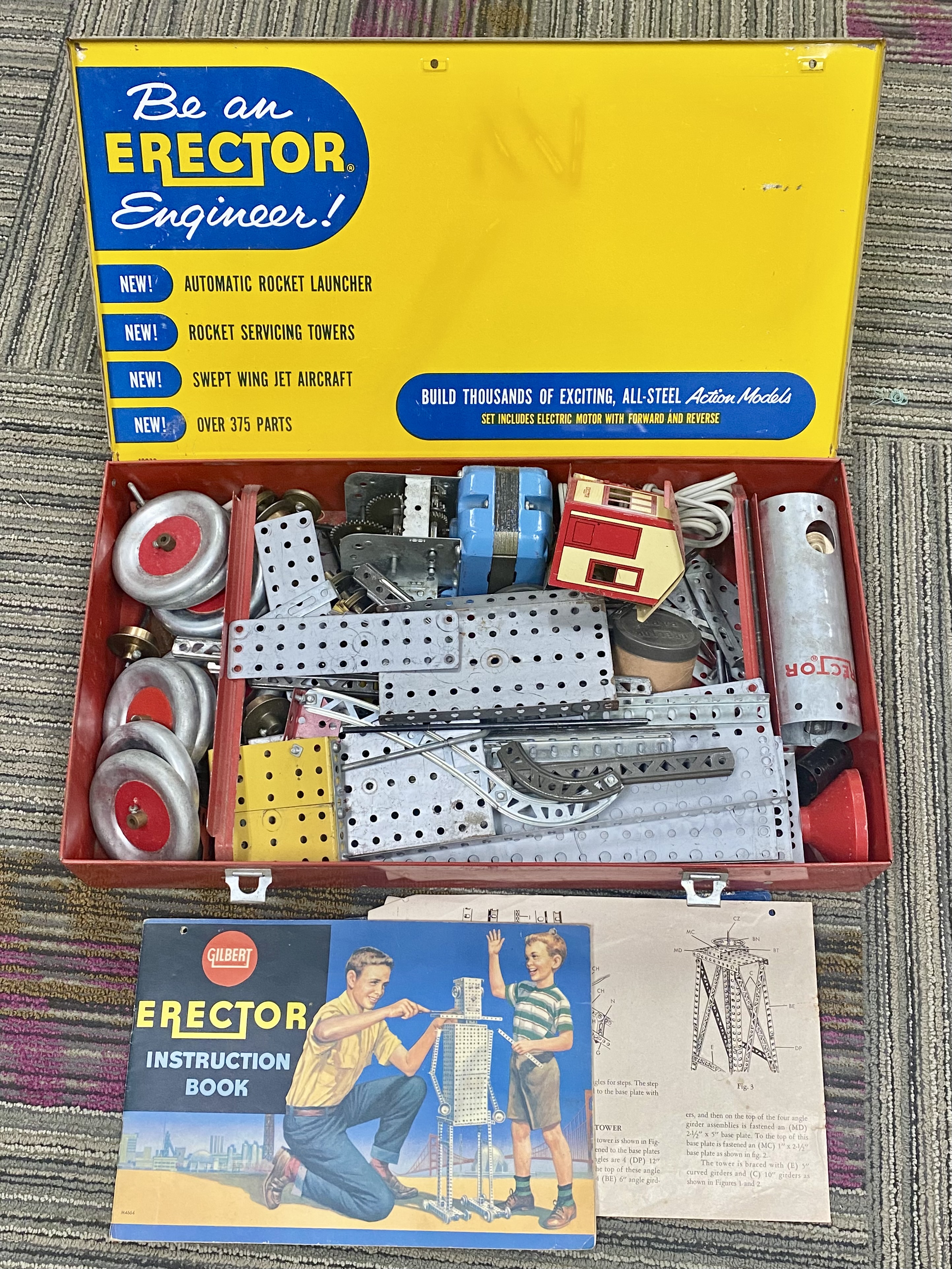 Gilbert Steel No. 10063 Action Conveyor Erector Set