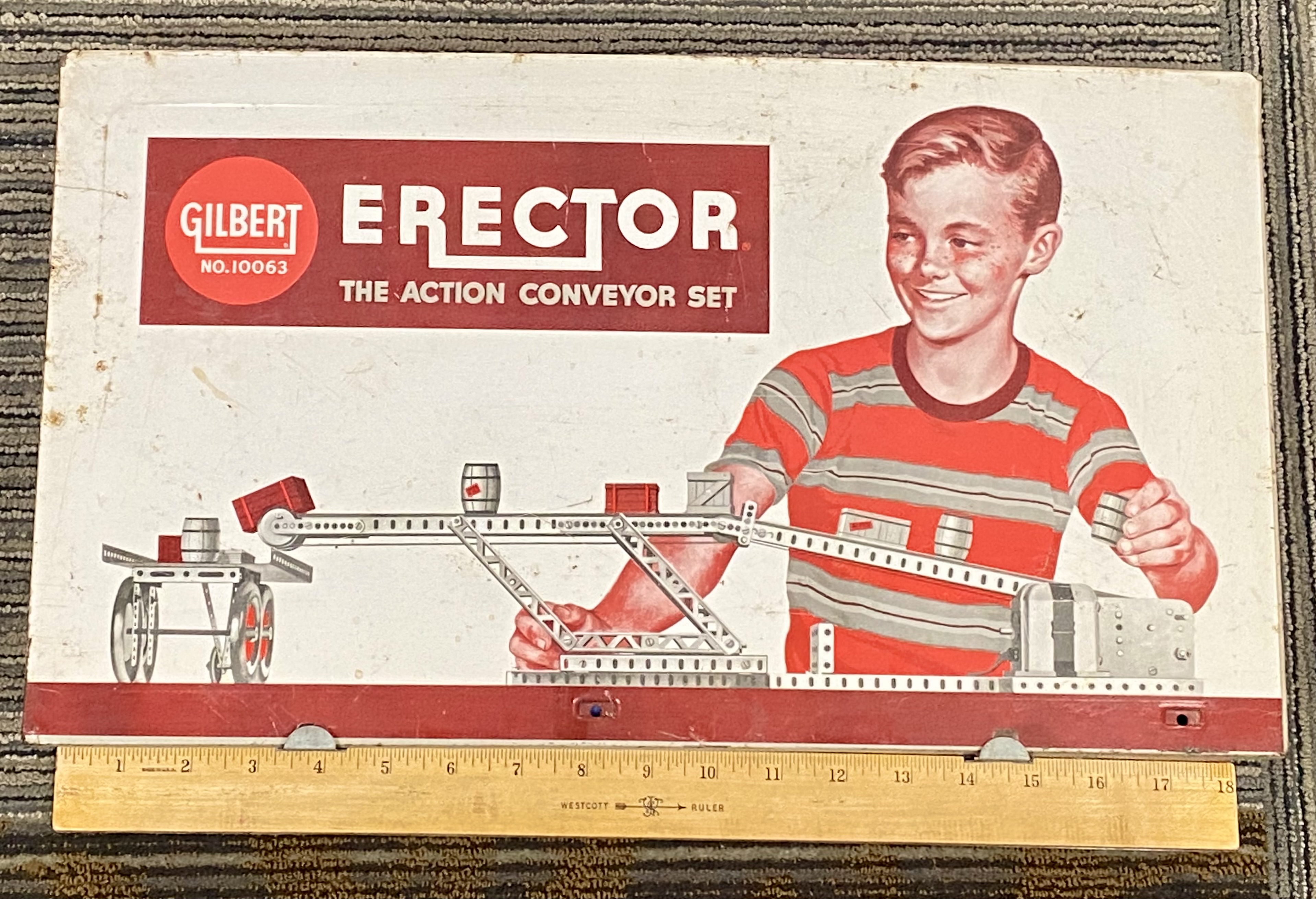Gilbert Steel No. 10063 Action Conveyor Erector Set